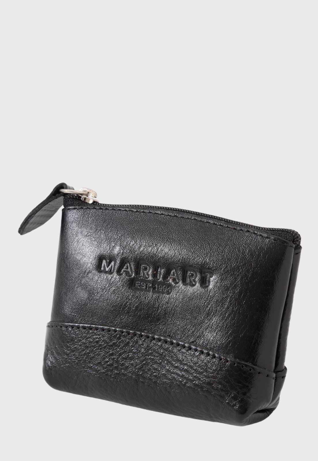 Porta Moedas Couro Mariart PN10MRT Preta