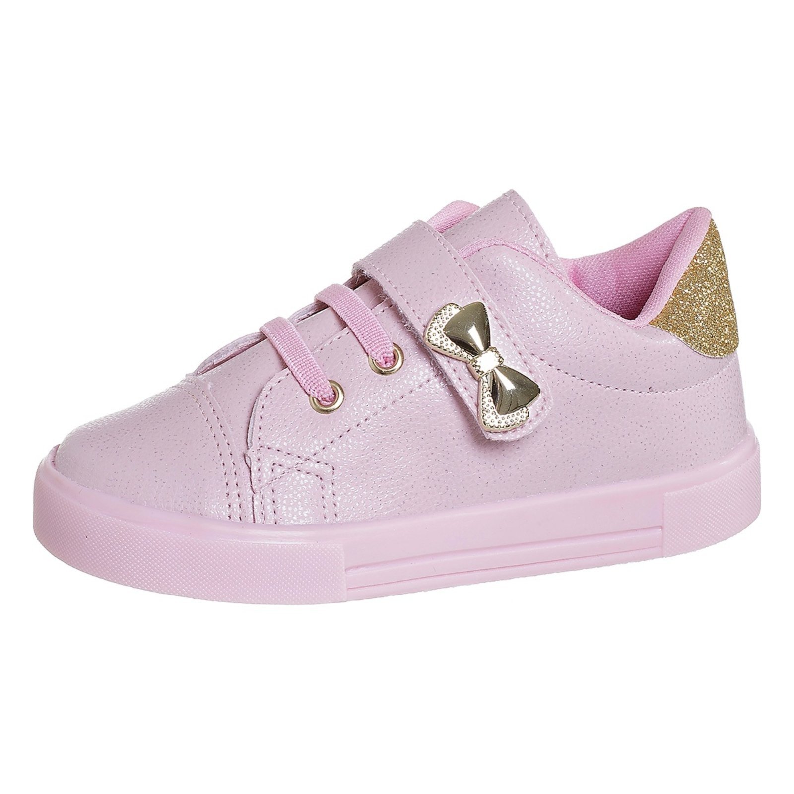 Infantil - Tênis menina ,sapatinho casual , com enfeite de laço, ideal para escola, passeios, festas , super confortável e macio