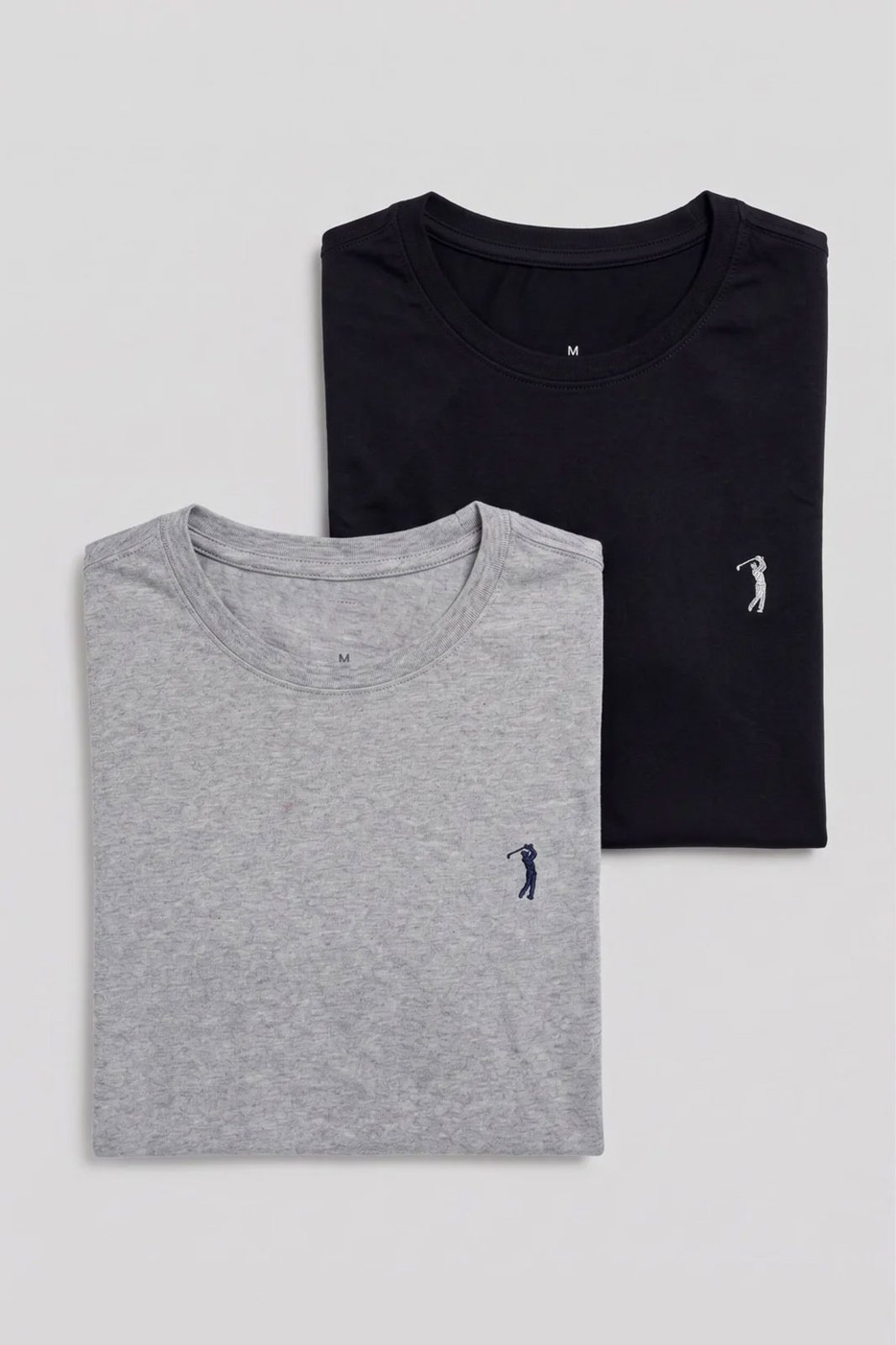 Kit Camiseta Masculina Aleatory Algodão Preto