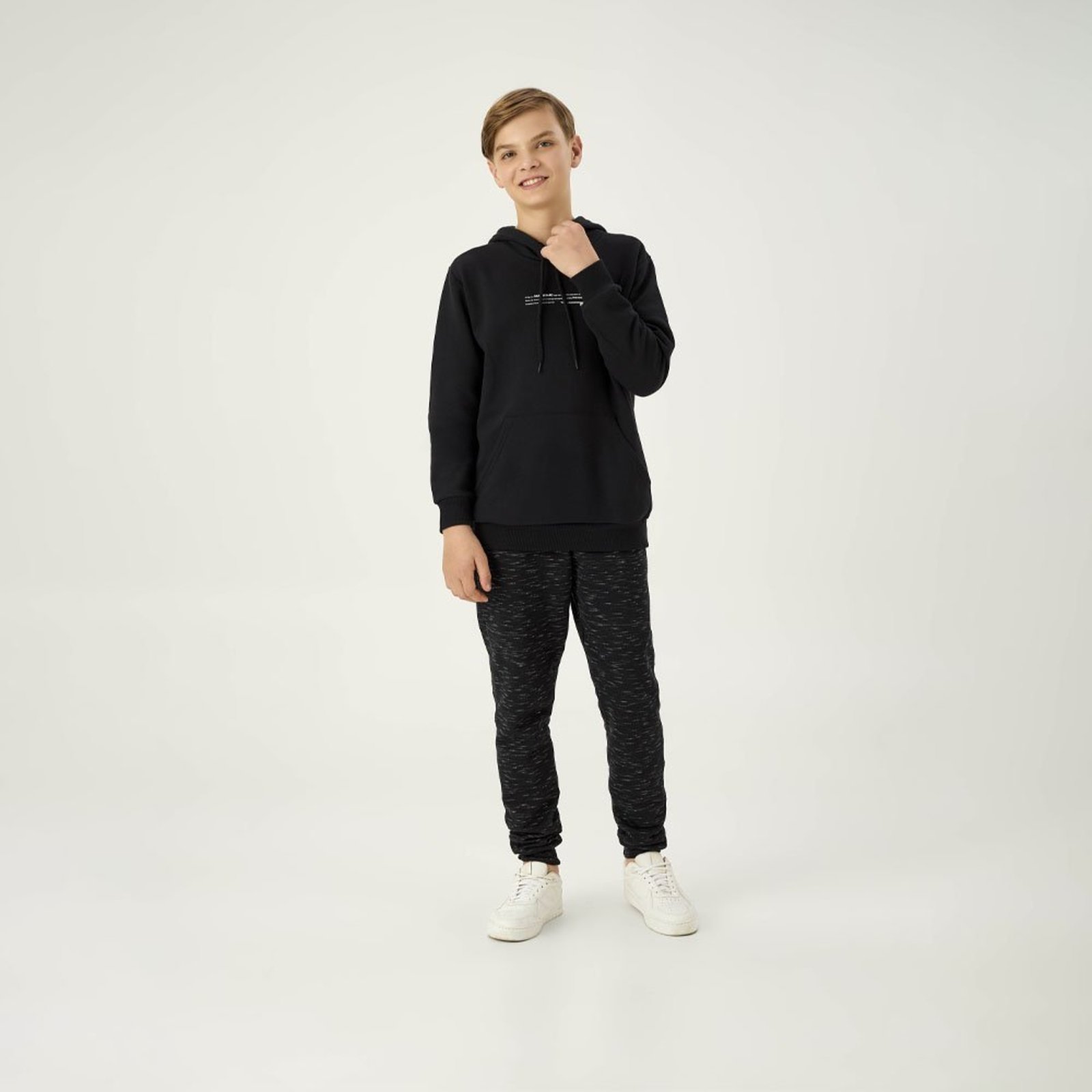 Infantil - Calça Preto Juvenil Pulla Bulla Menino - 55474-51