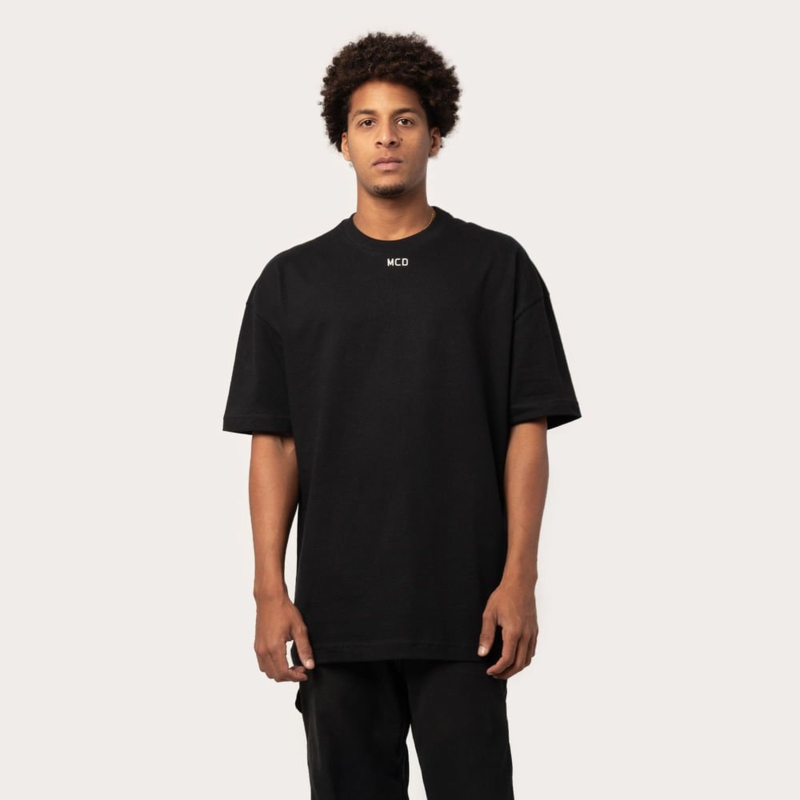 T-Shirt Mcd Box-Fit PRETO