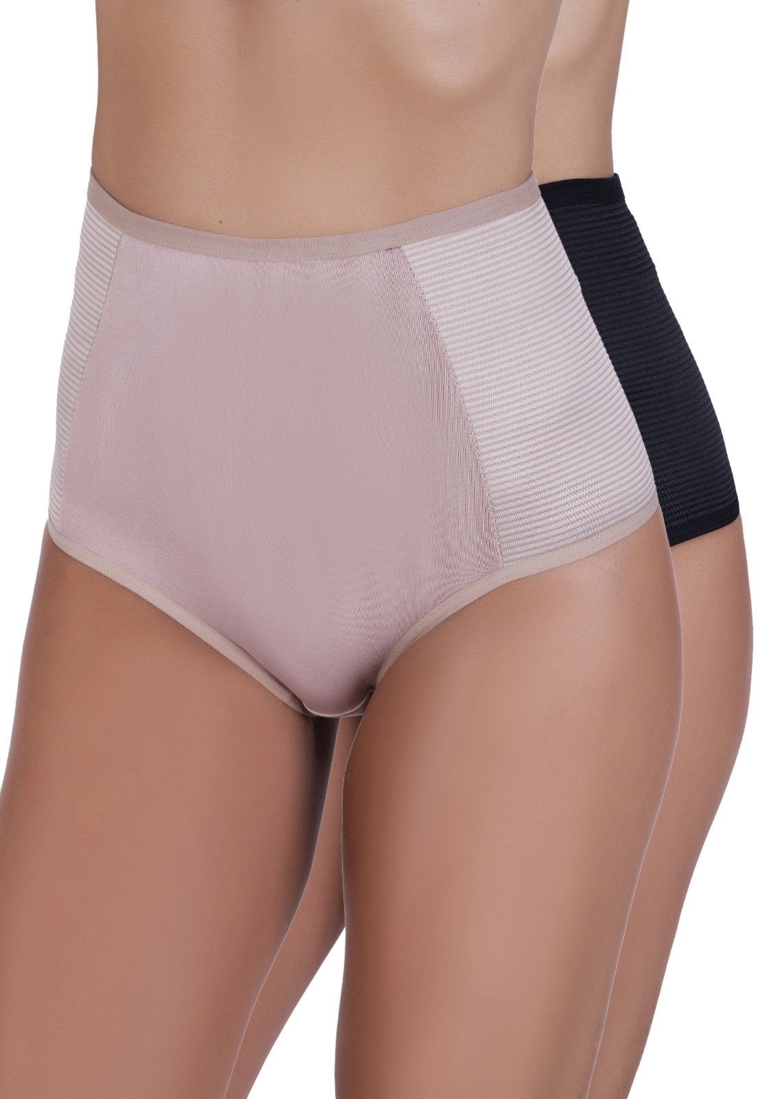 Kit 2 Calcinhas Cinta Modeladora Suplex de Compressão Concept Lingerie