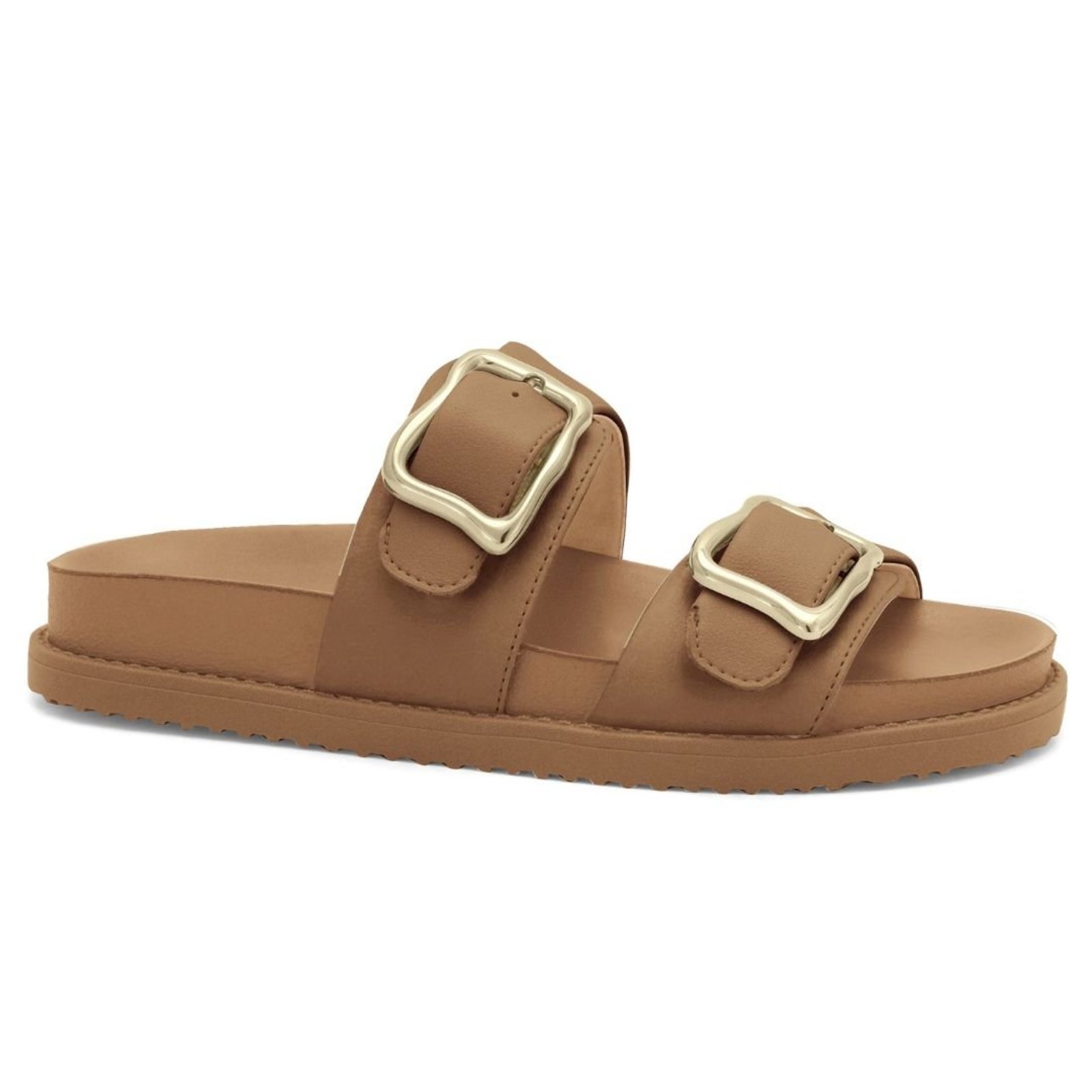 Sandália Feminina Papete Leve Comfortflex 2658403 - Nozes