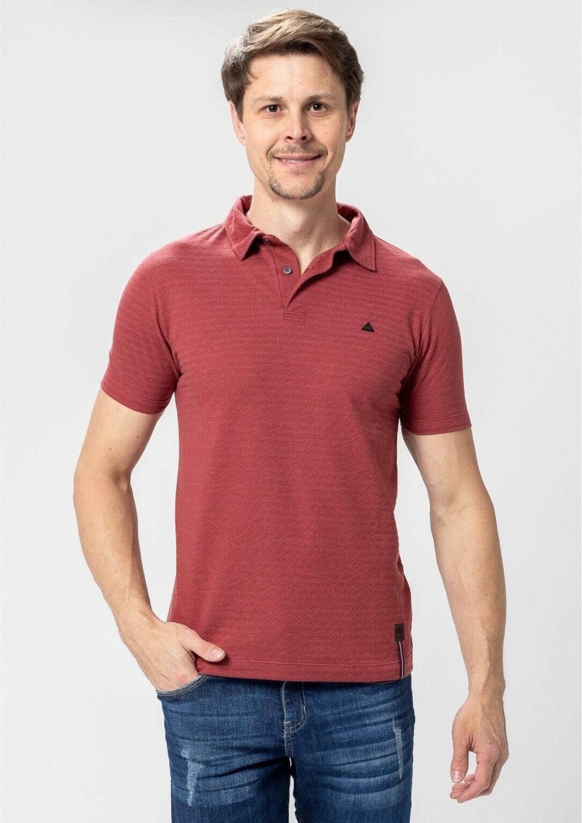 Camisa Polo Básica | Pau a Pique Vermelho