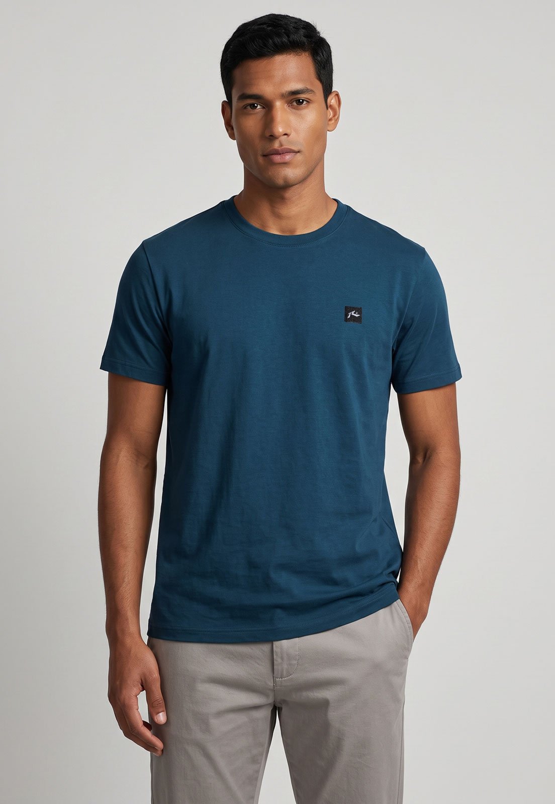 Camiseta Masculina Rusty Silk Essential Azul