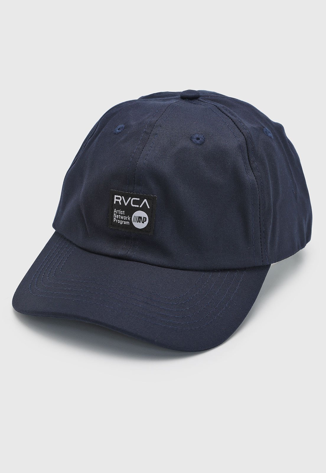 Vista 3 Boné Unissex RVCA ANP Label Strapback Marinho azul RVCA azul