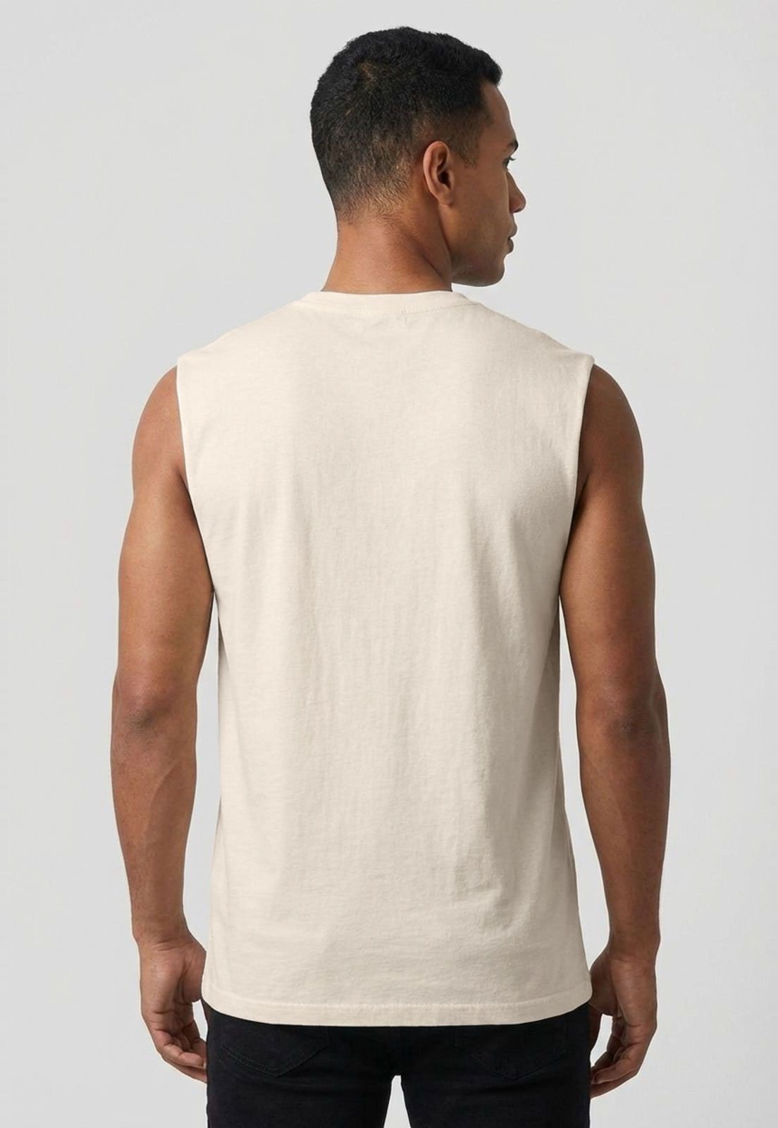 Vista 3 Regata Masculina Colcci Gola Careca bege Colcci bege