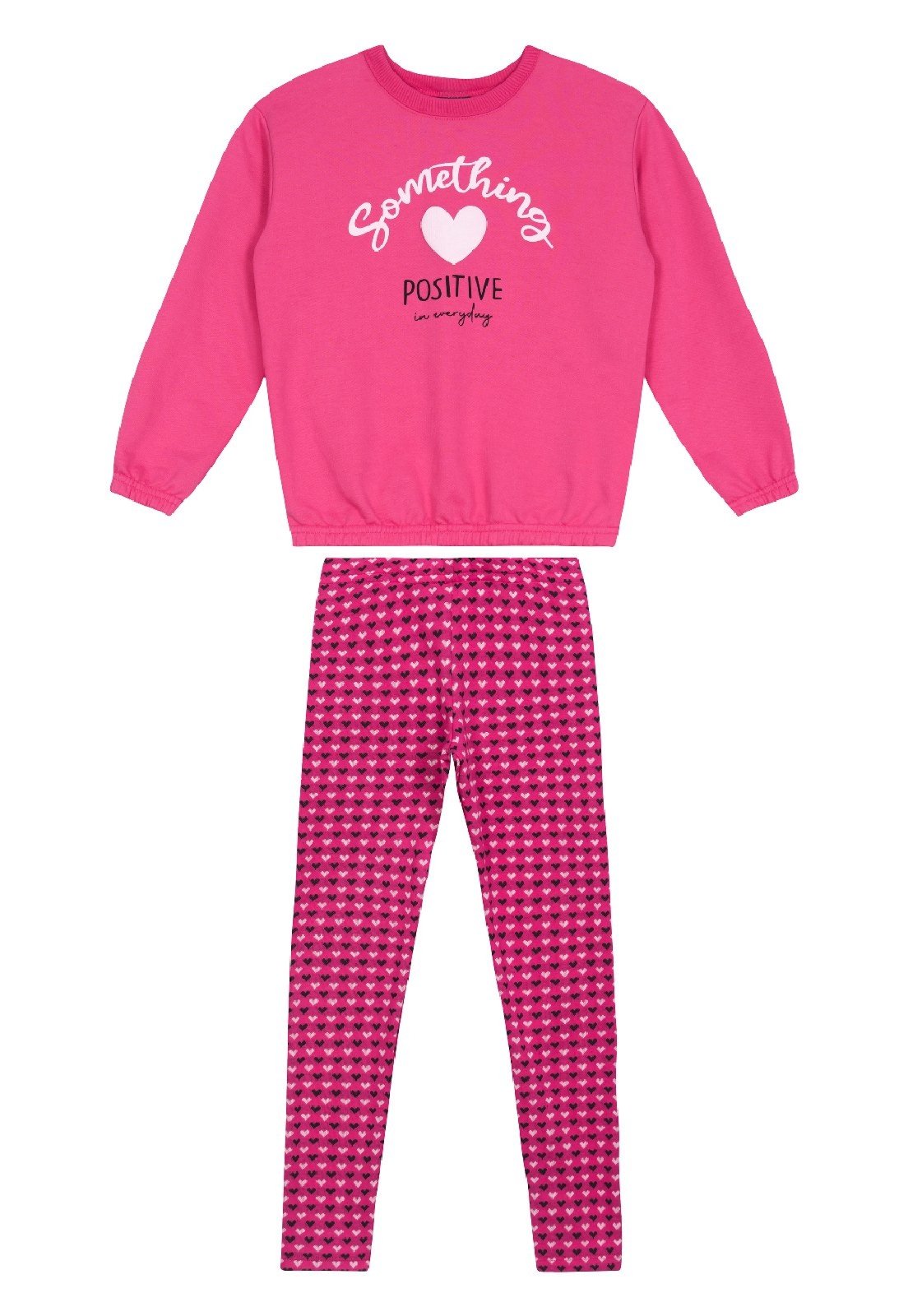 Infantil - Conjunto para Menina de Blusão e Legging Guloseima Rosa