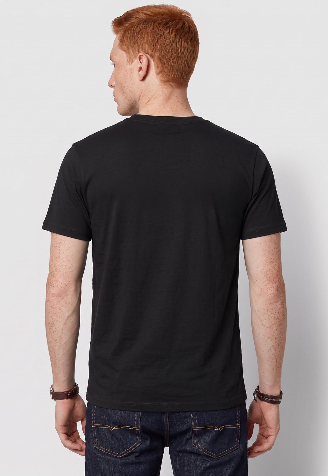 Camiseta Masculina Quiksilver Big Block Preto