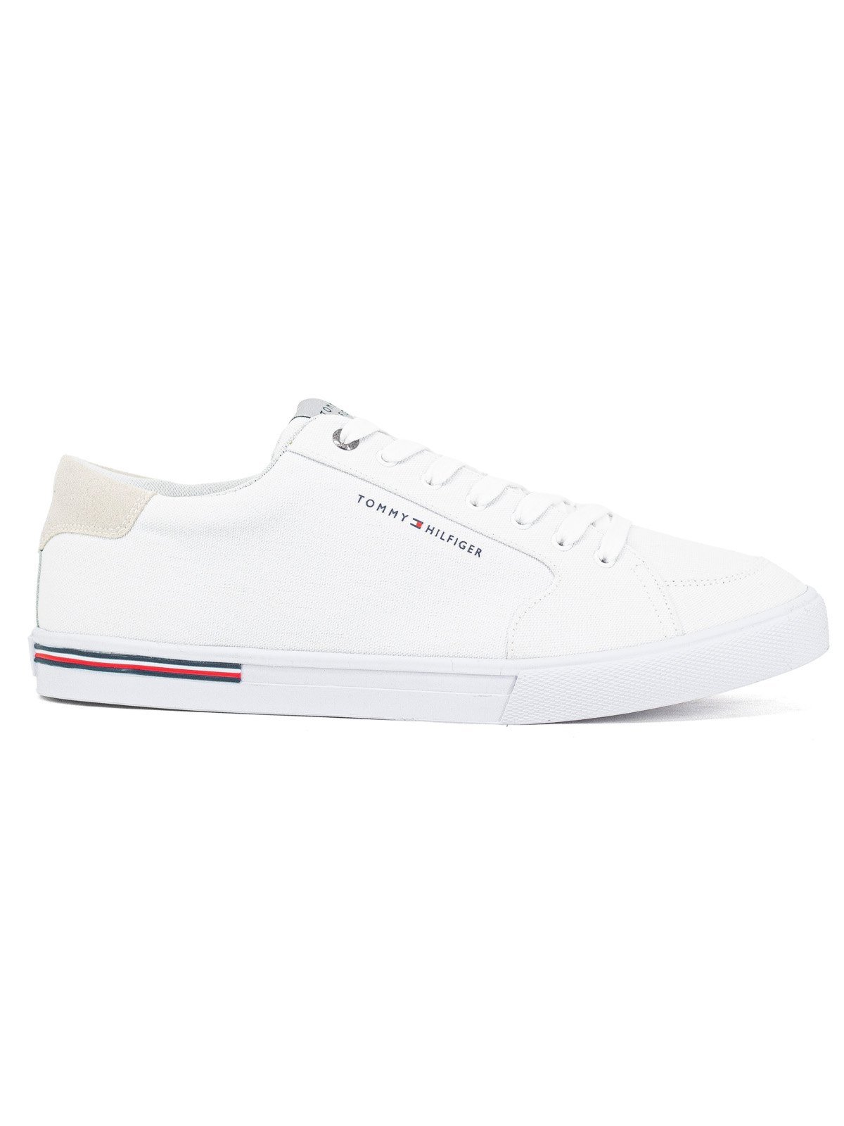 Tênis Masculino Tommy Hilfiger Casual New Harrington Confortável Branco White