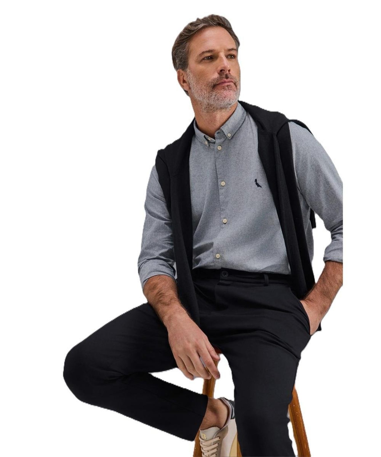 Camisa Manga Longa Pf Oxford Color Reserva