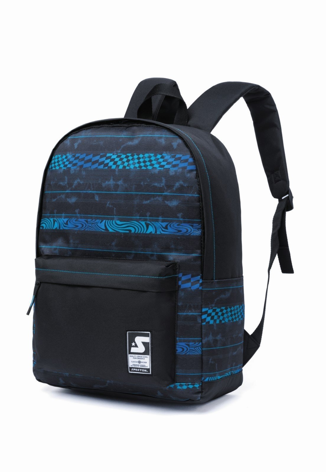 Vista 3 Infantil - Mochila Bolsa Escolar Reforçada Masculina Spector Resistente Casual Passeio preto Spector preto