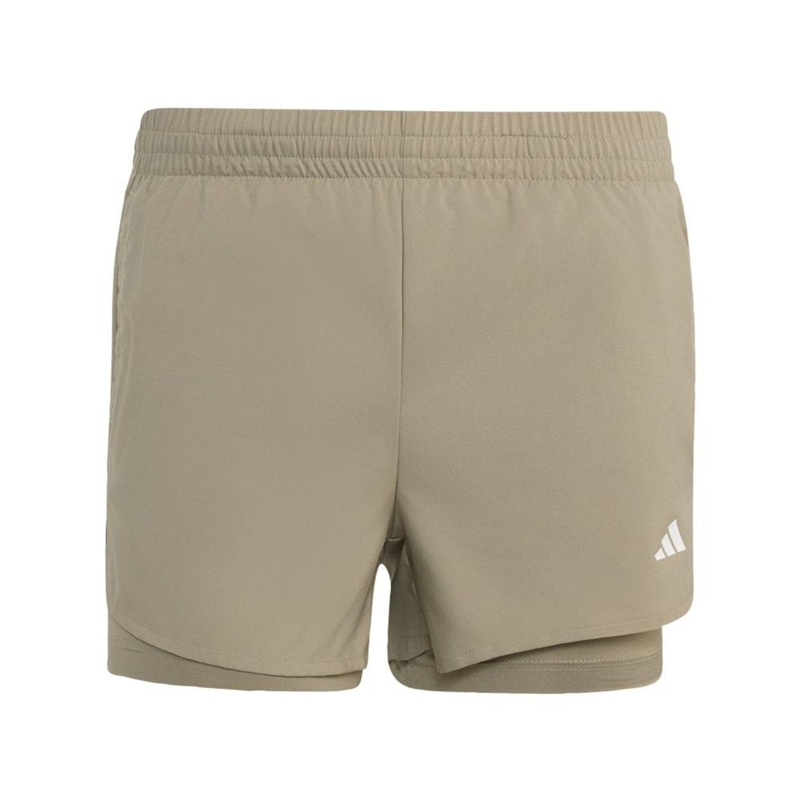 Shorts 2 em 1 Workout Essentials adidas Performance Verde