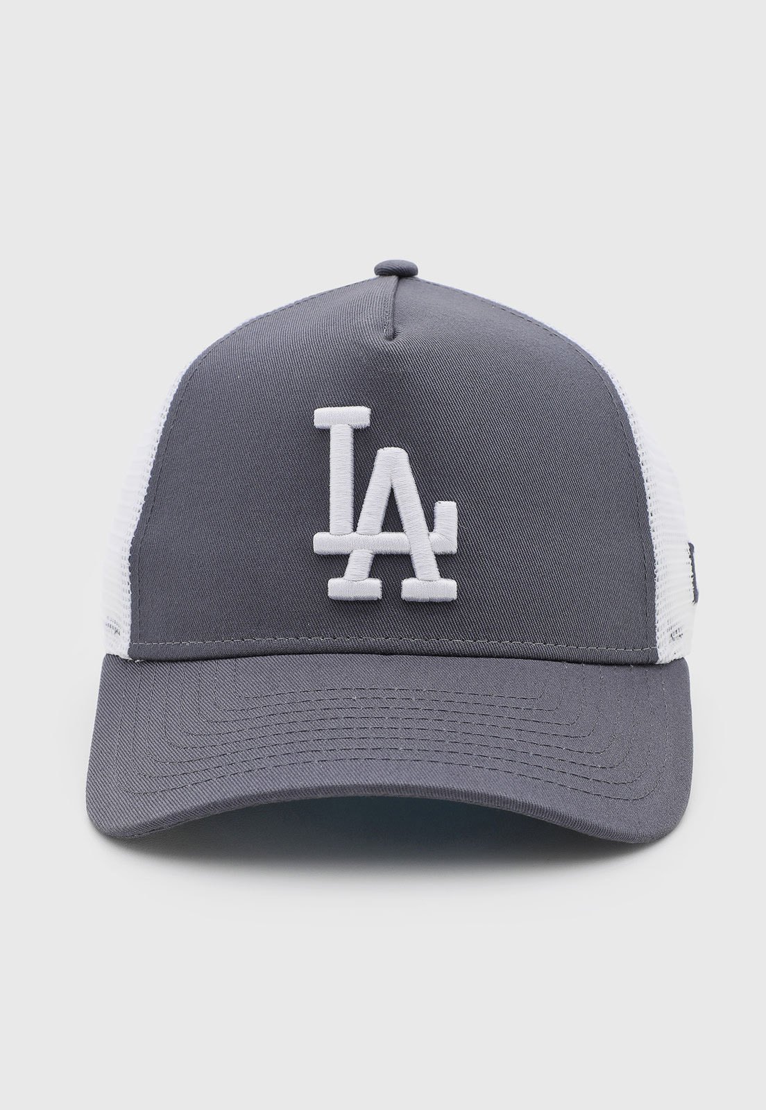 Boné New Era League ESS Trucker Los Angeles Dodgers Cinza
