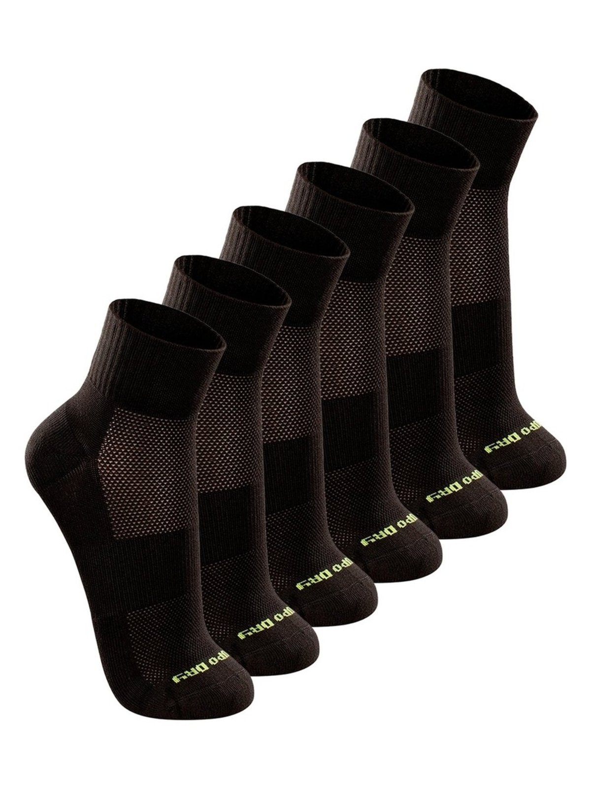 Kit com 6 Pares de Meias Esportiva Cano Médio Lupo 3360-002