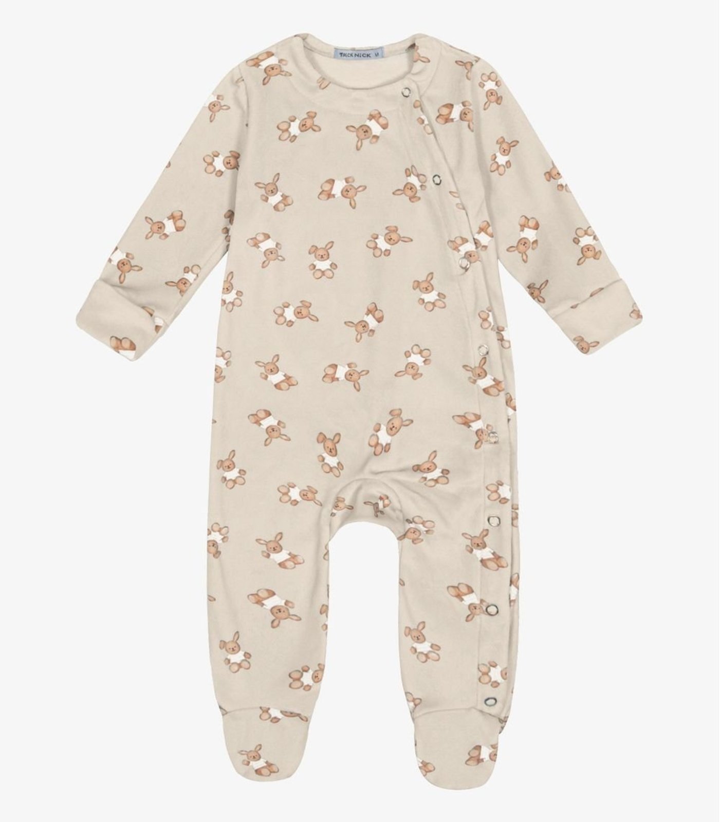 Infantil - Macacão Menino Fleece Comfort Trick Nick Bege