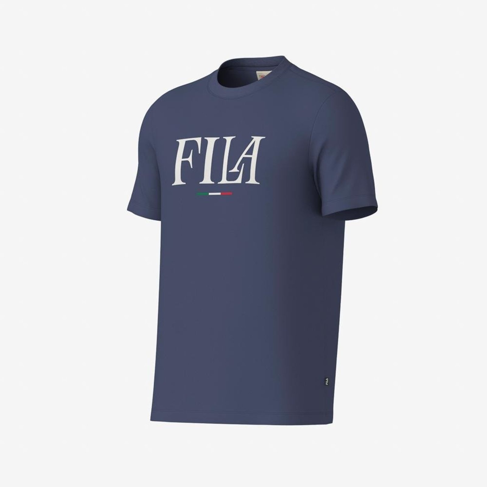 Camiseta Fila Regular Italy Letter Masculina Incolor