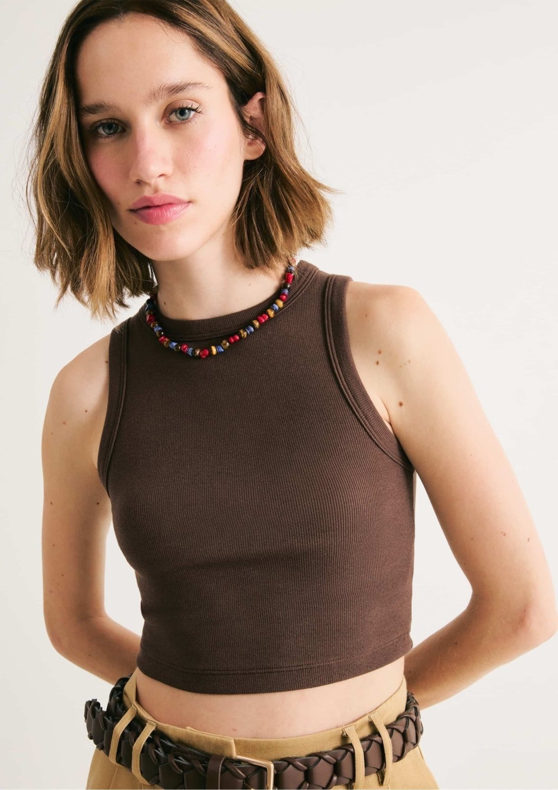 Regata Feminina Cropped Halter Neck Hering
