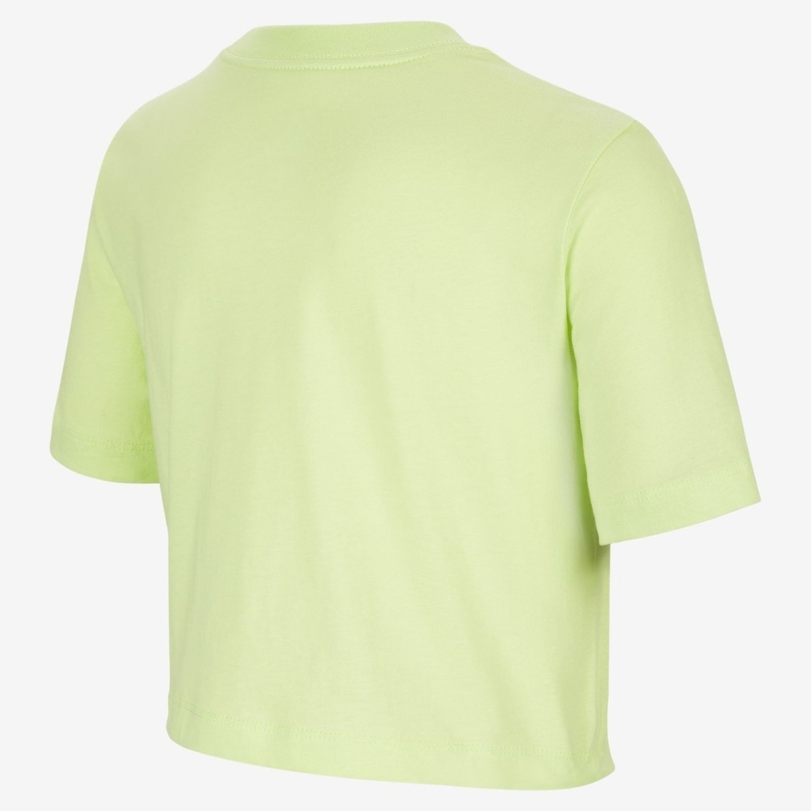 Vista 3 Infantil - Camiseta Nike Sportswear Cropped amarelo Nike amarelo