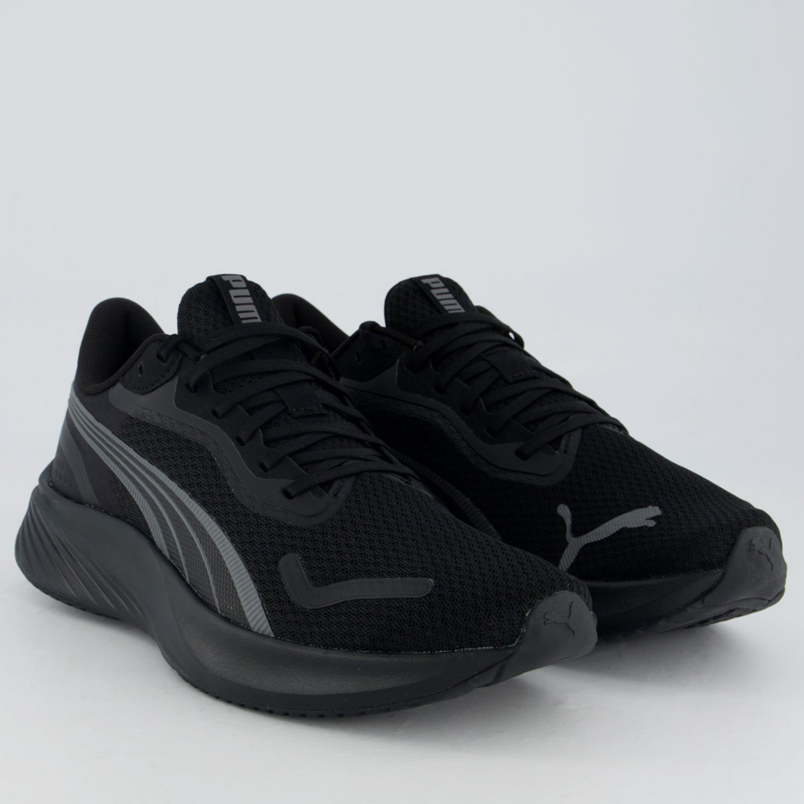 Vista 3 Tênis Puma Pounce Lite preto Puma preto