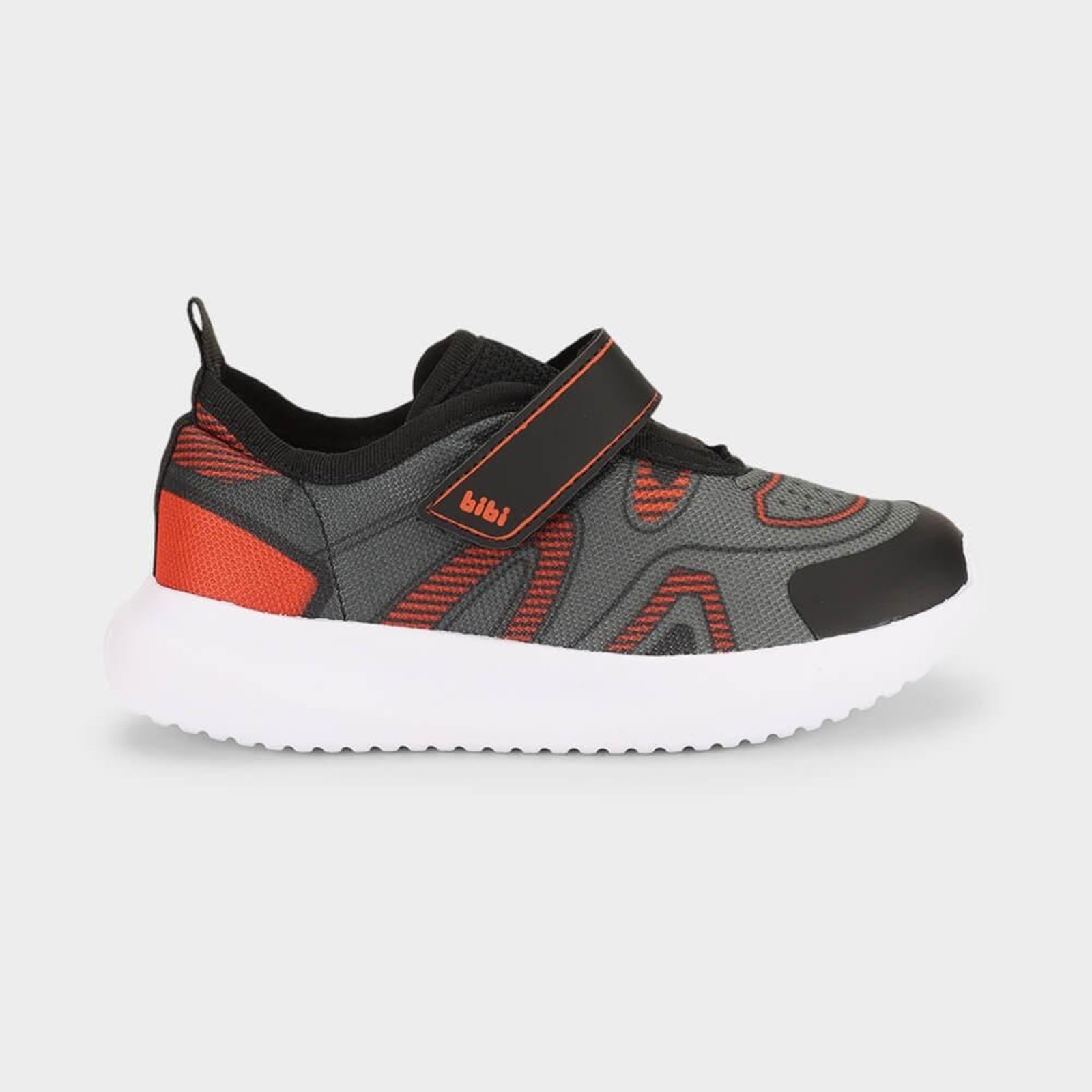Infantil - Tênis Bibi Flash Cinza com Vermelho 18