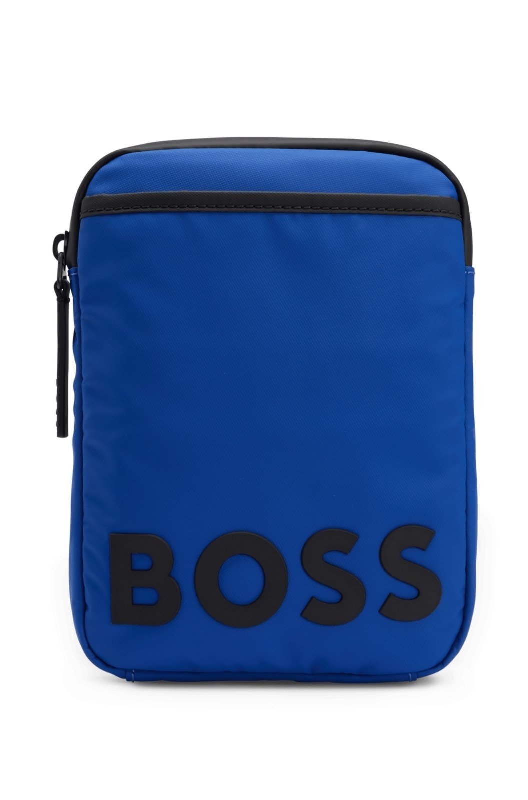Bolsa Repórter Em Material Revestido Com Detalhe De Logo