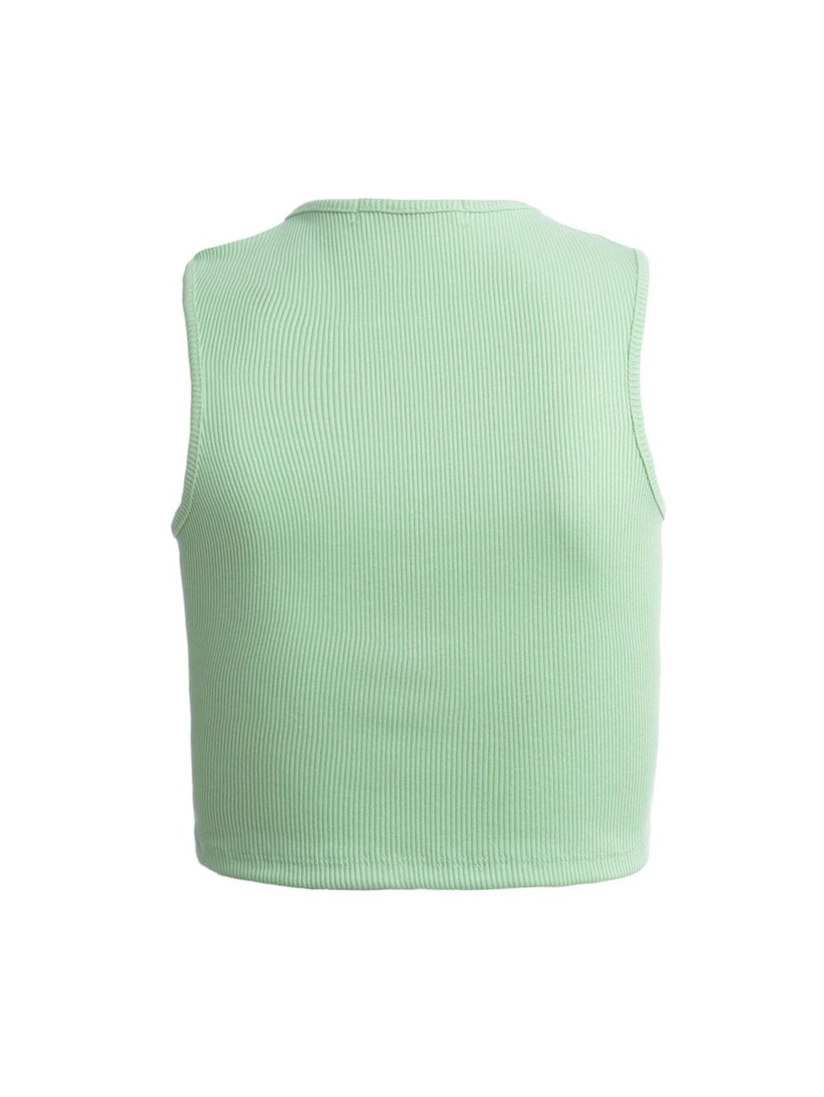 Vista 3 Blusa Cropped Regata Autentique Feminina CLARO verde Autentique verde