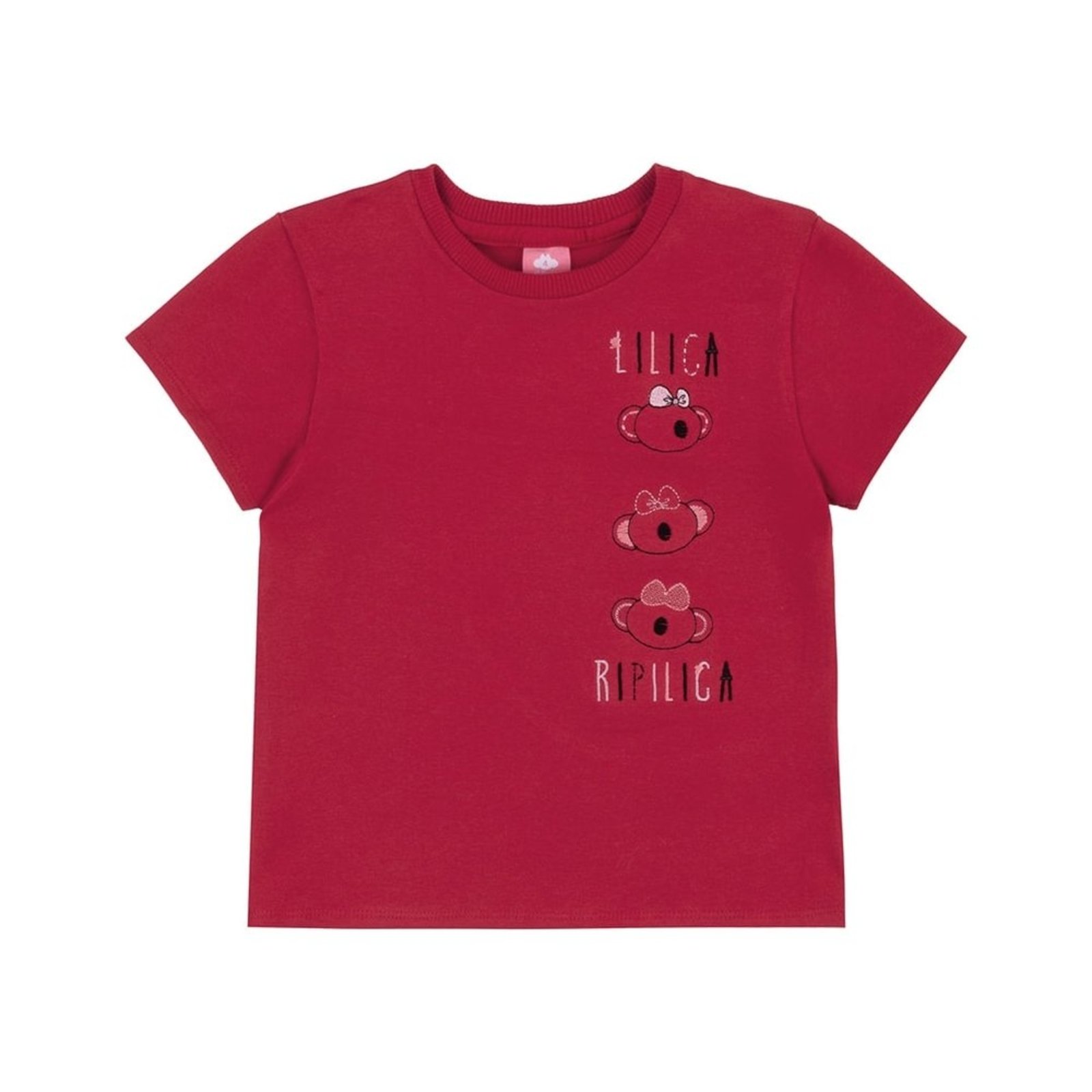 Infantil - Blusa Manga Curta Menina Lilica Ripilica