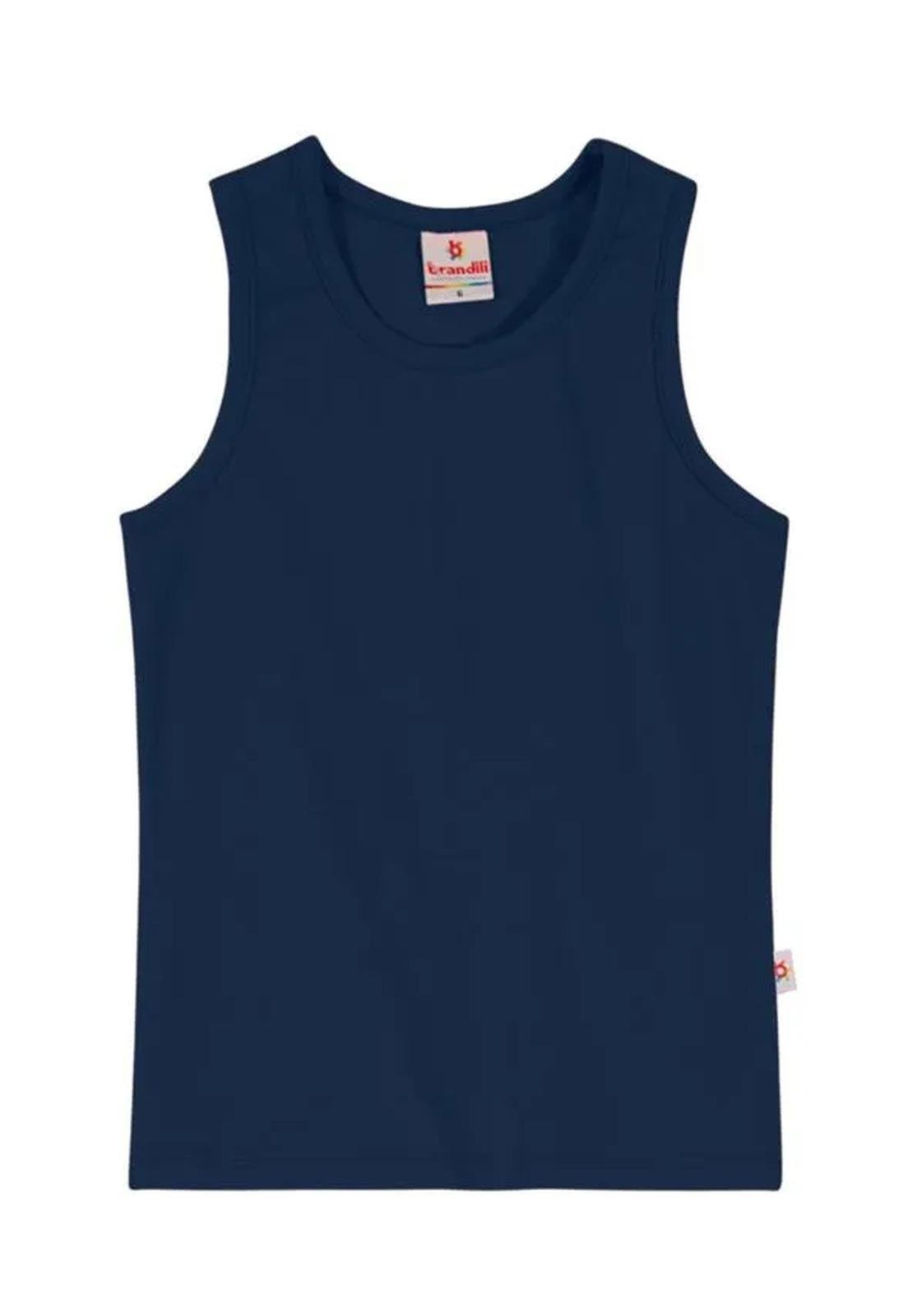 Infantil - Blusa Regata Basic Brandili 1 Azul