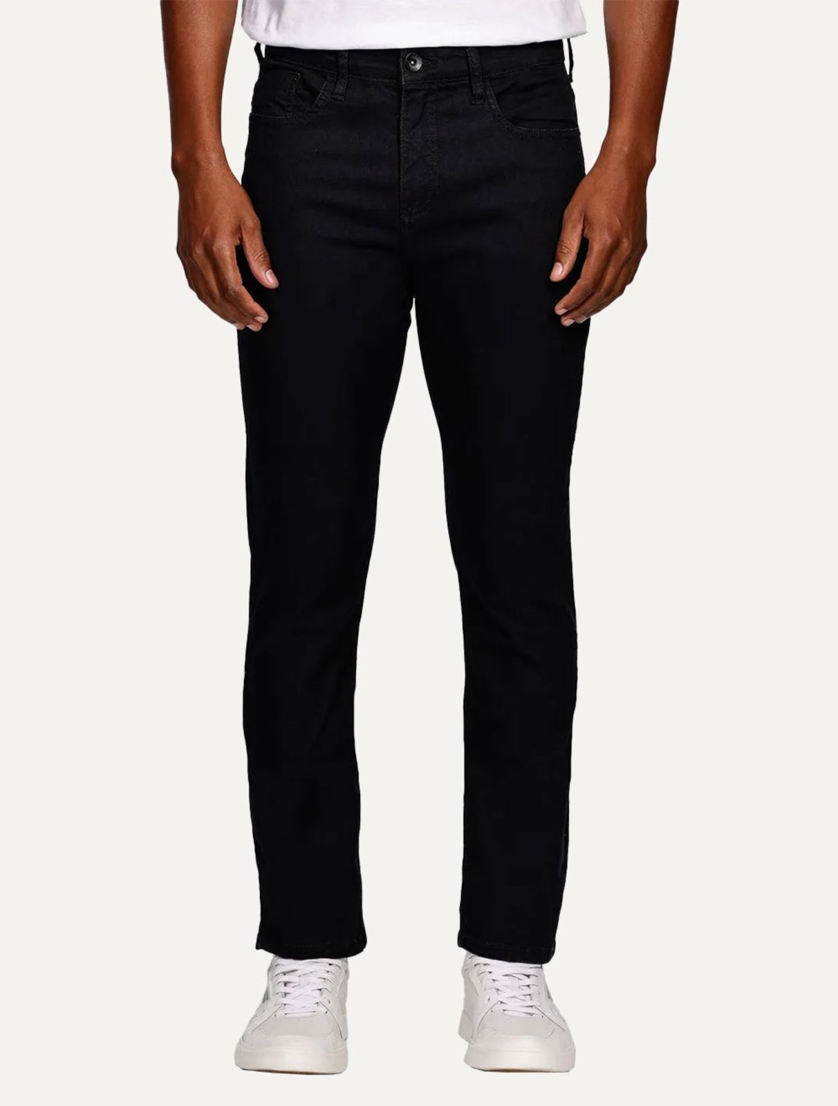 Calça Aramis Jeans Masculina Slim Black Preta
