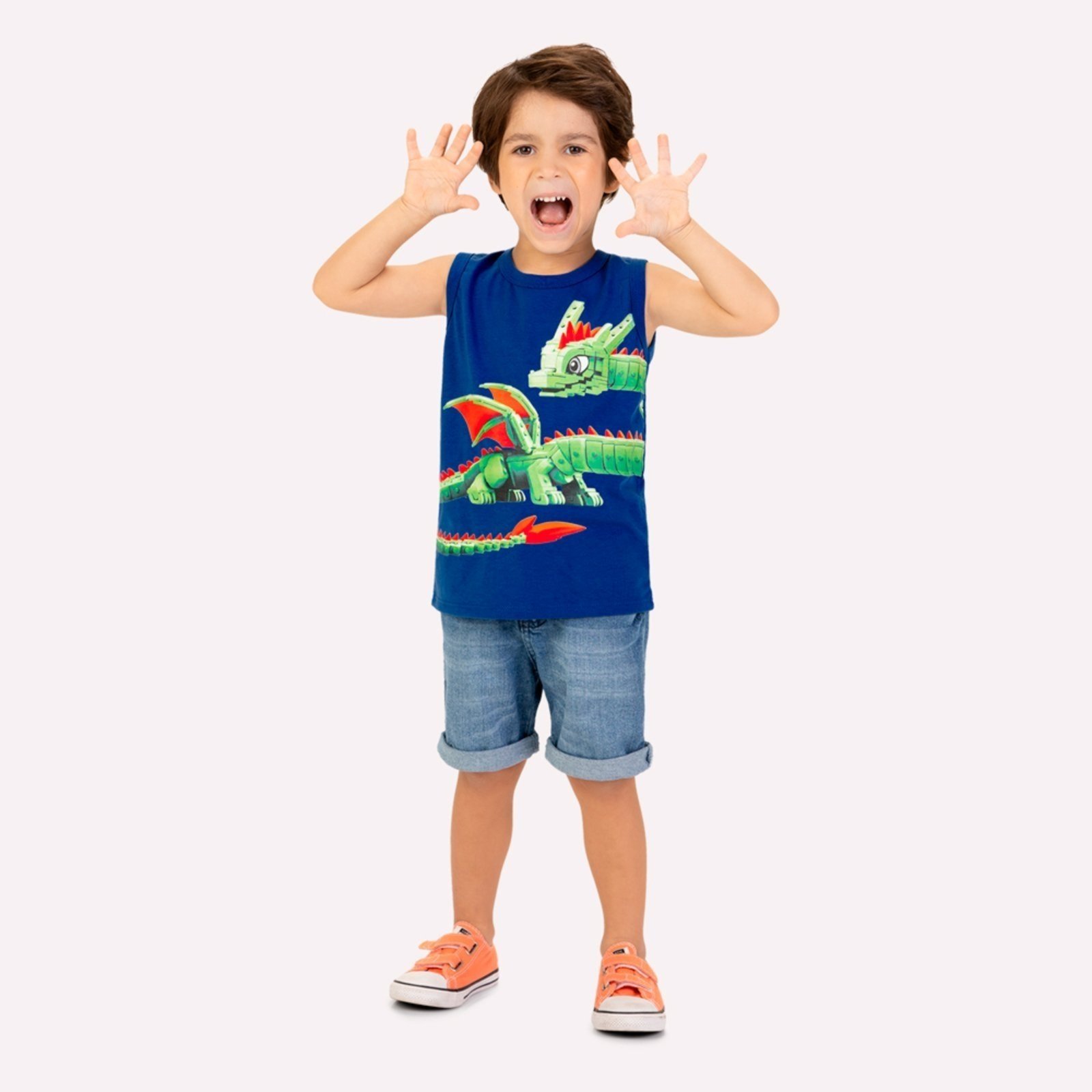 Infantil - Regata Menino Dragão Kyly