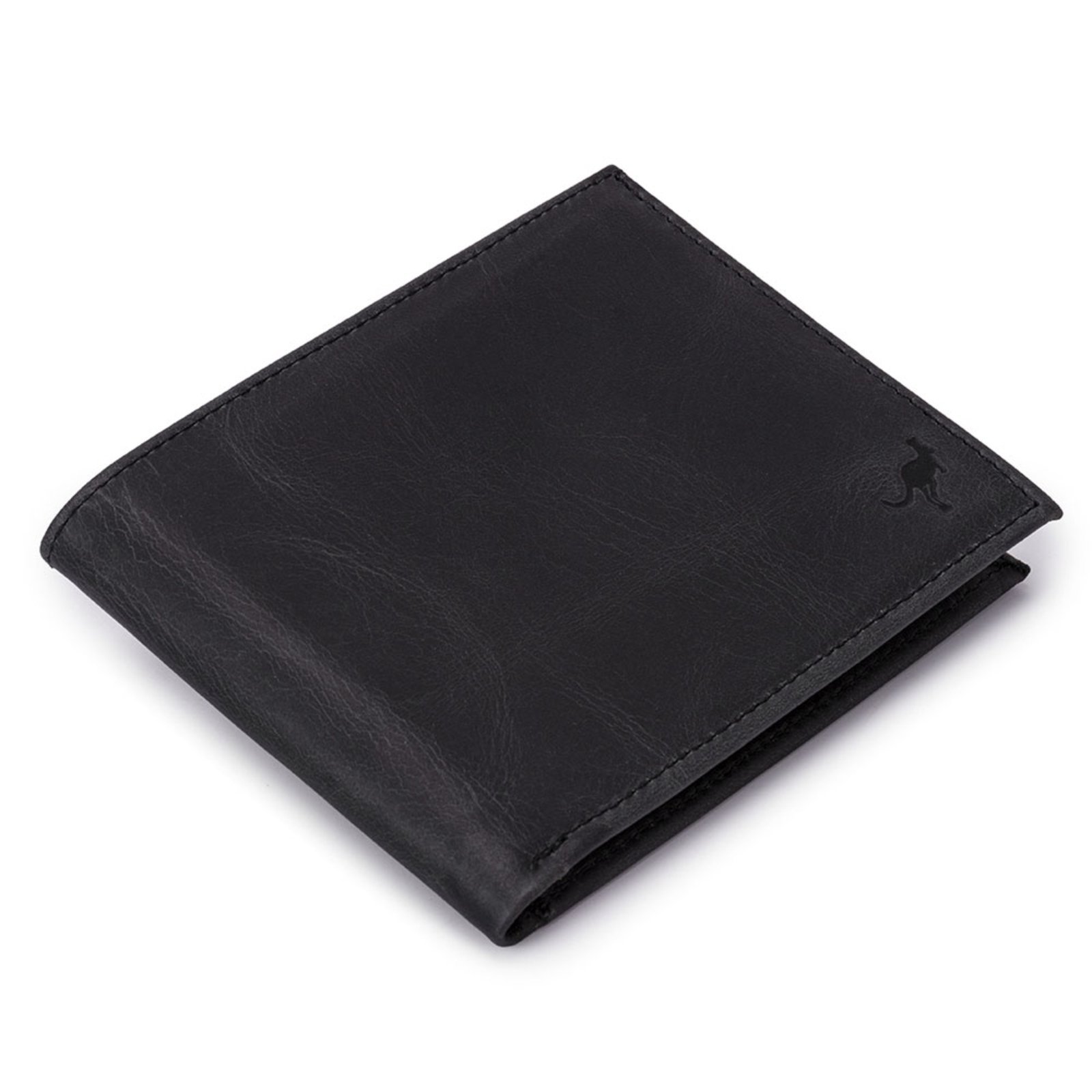 Carteira Luxo Grande Couro para moedas/cnh/rg/cédulas/5cartões ello griff Preto