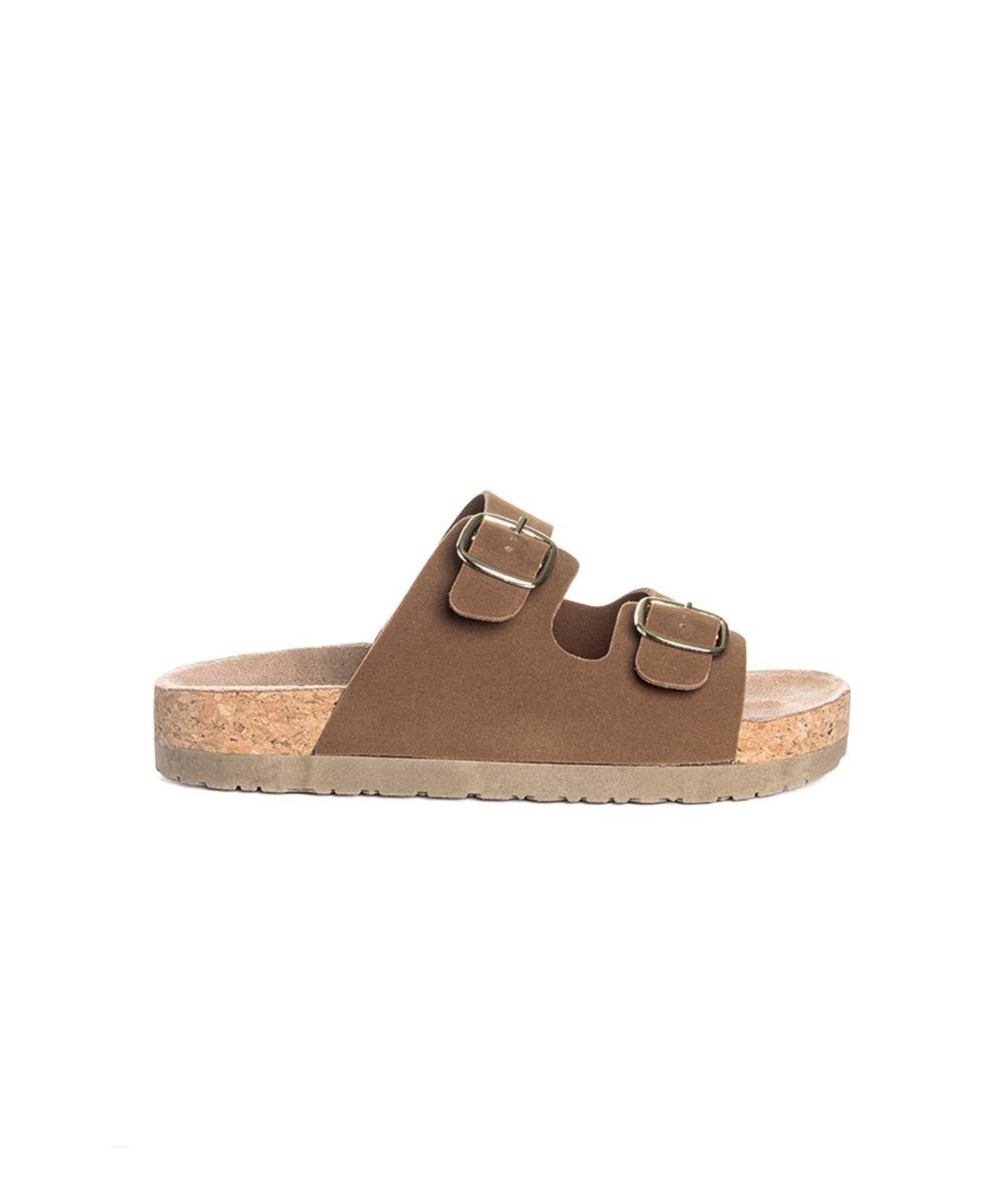 Tamanco Flatform Pixolé Fivelas Avela Incolor