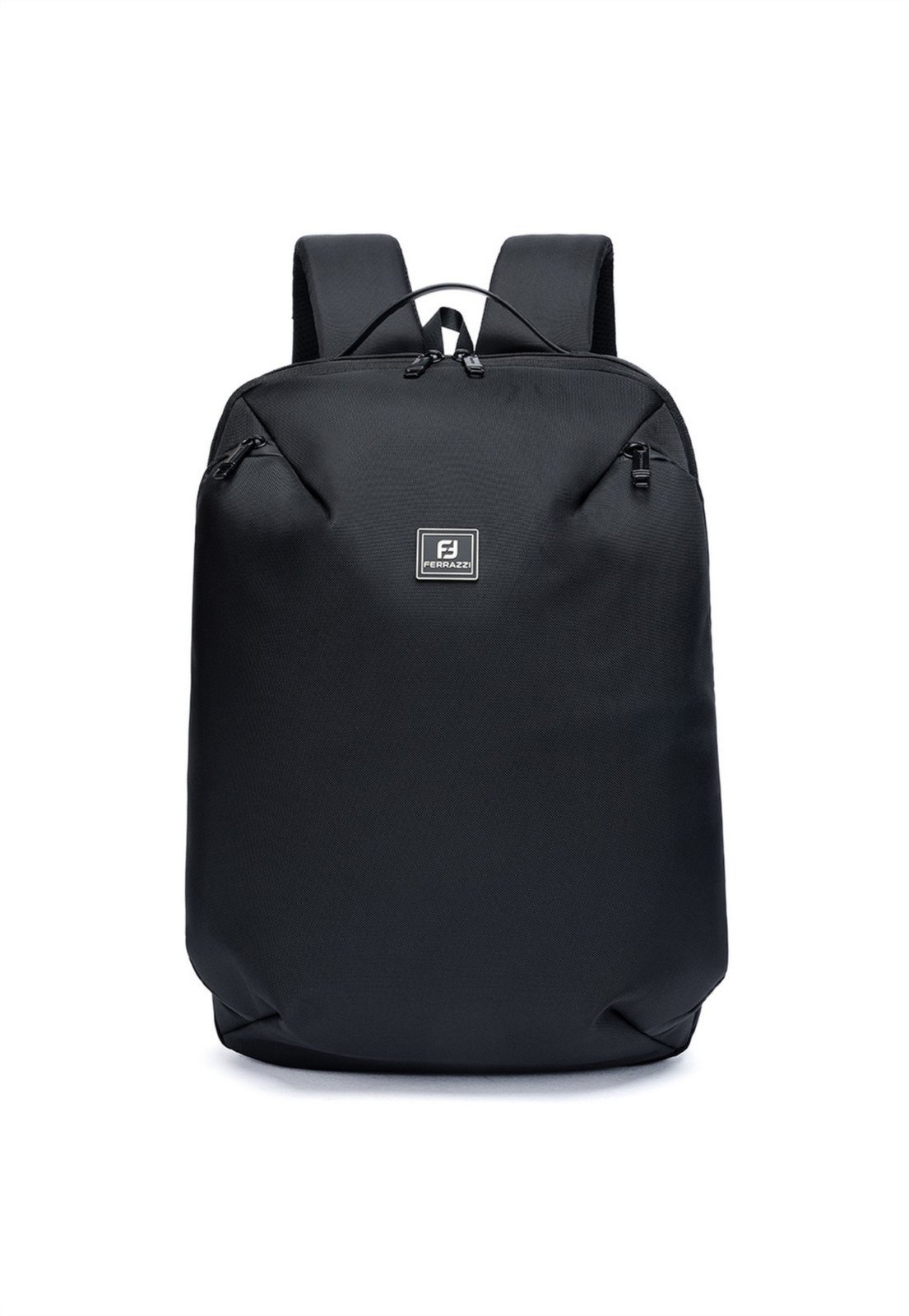 Vista 2 Mochila Executiva Ferrazzi Notebook Poliéster Reforçado USB Externa Bolso Traseiro Oculto Moderna Ferrazzi preto