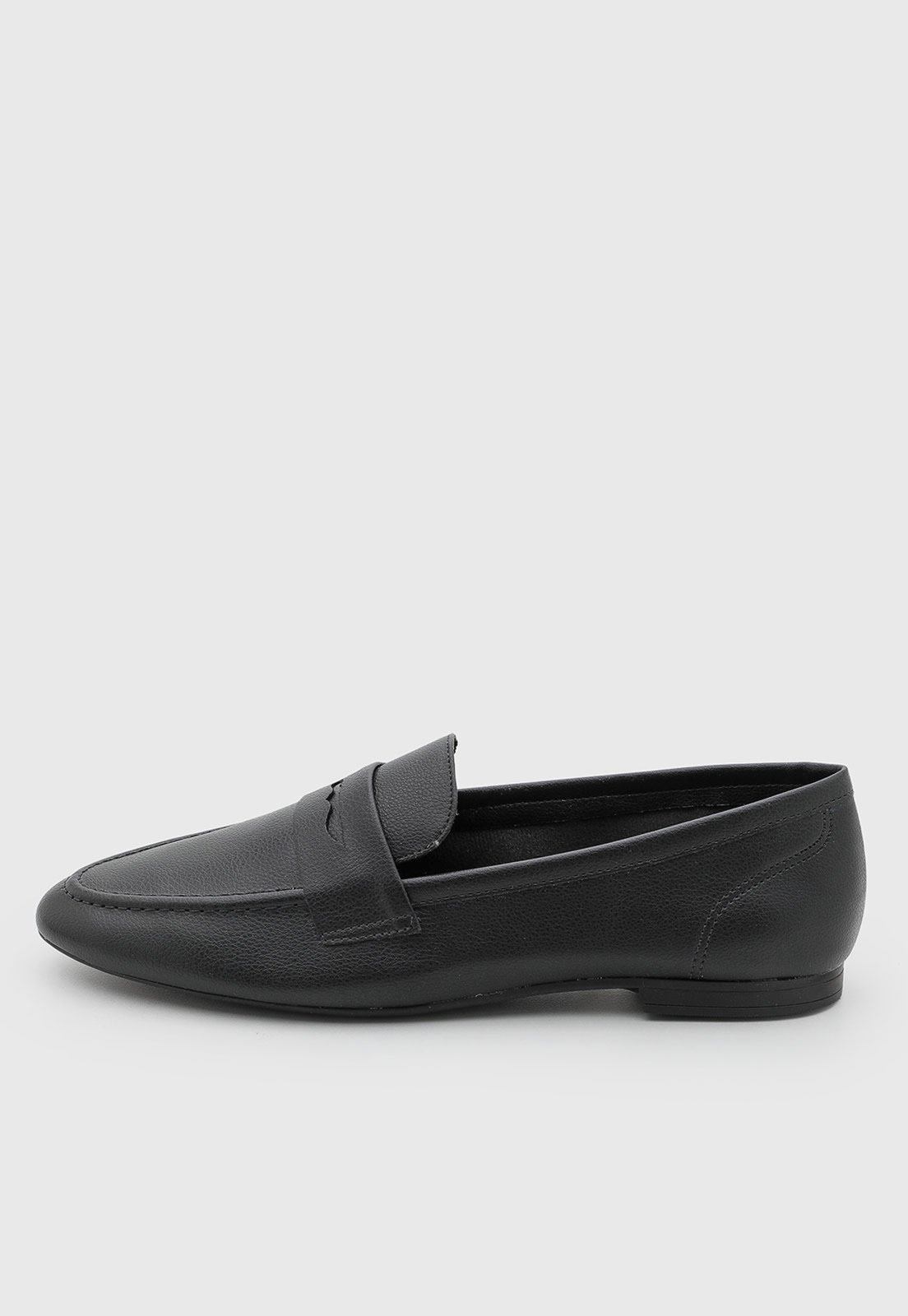 Mocassim Feminino ANACAPRI Bico Alongado Preto