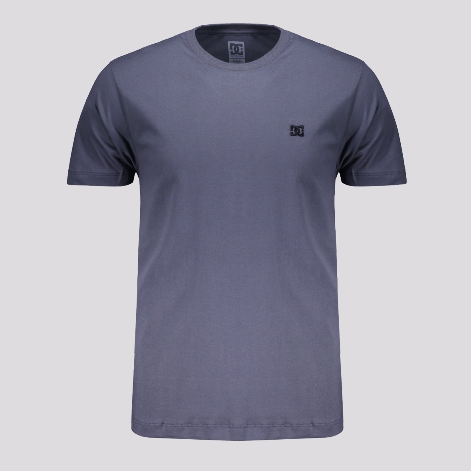 Camiseta DC Embroidery Cinza Escura