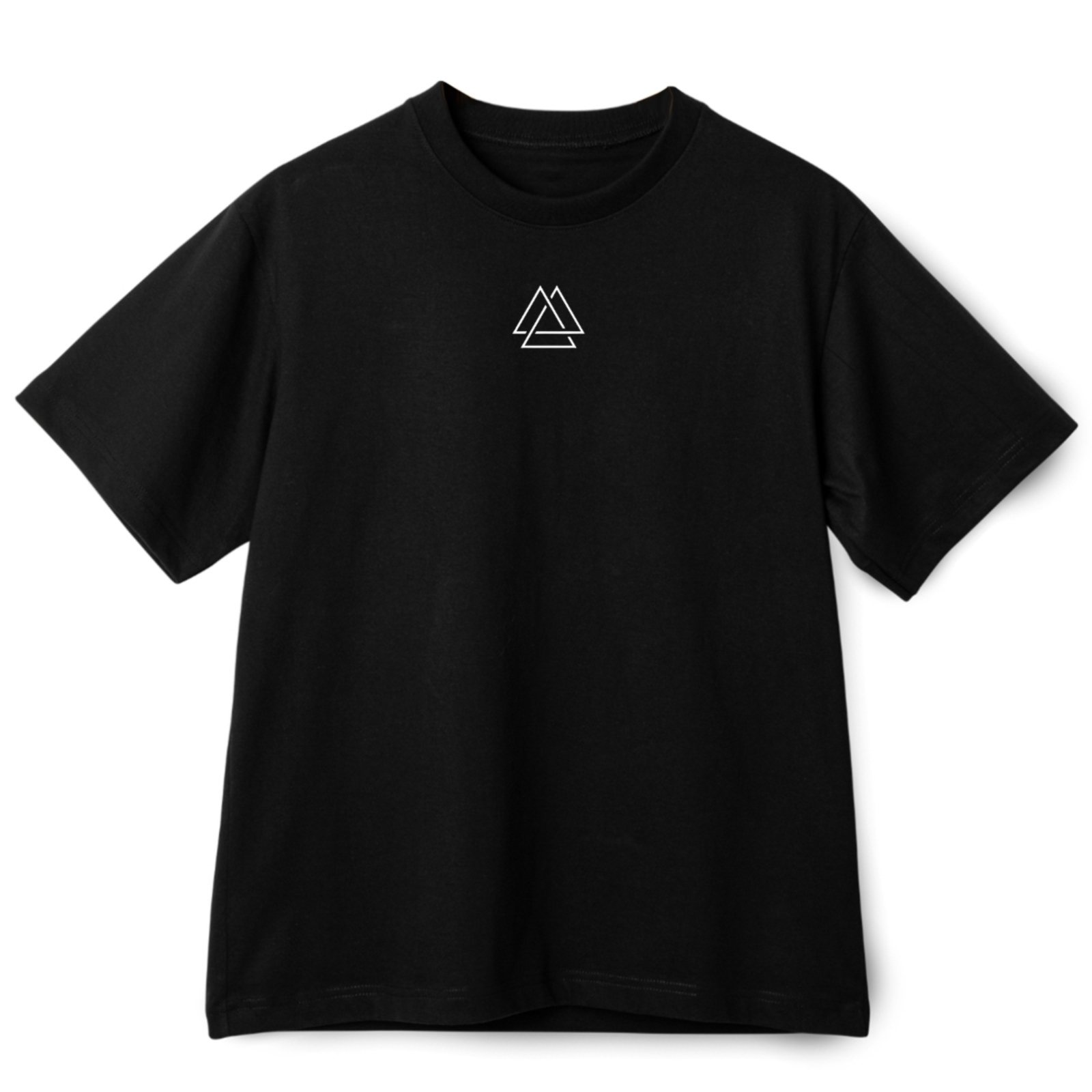 Camiseta Oversized Streetwear Algodão Para Academia Valknut