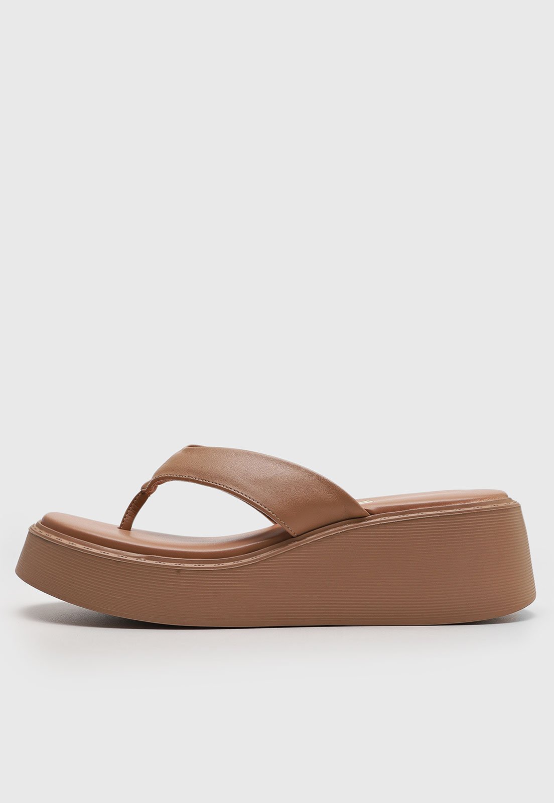 Tamanco Flatform Vizzano Liso Nude