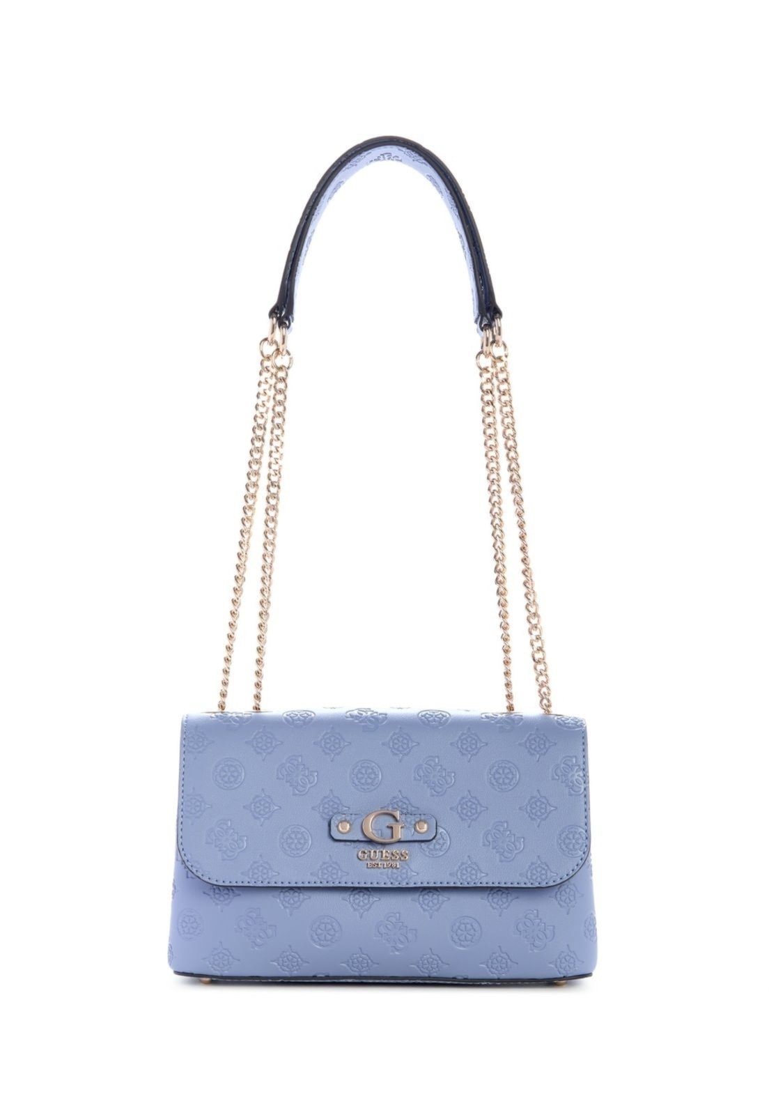 Vista 2 Bolsa Guess Dita Convertible Xbody Flap Azul Claro azul marinho Guess azul marinho