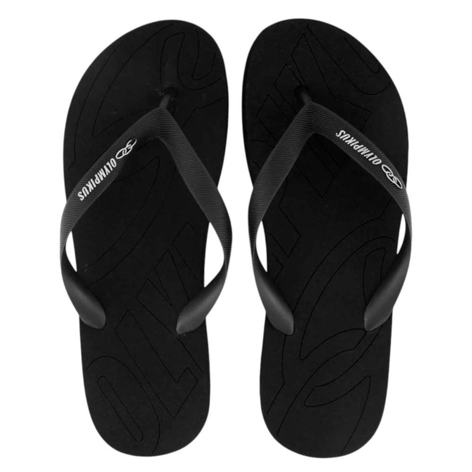 Chinelo Olympikus Livre Masculino - Preto - olympikus