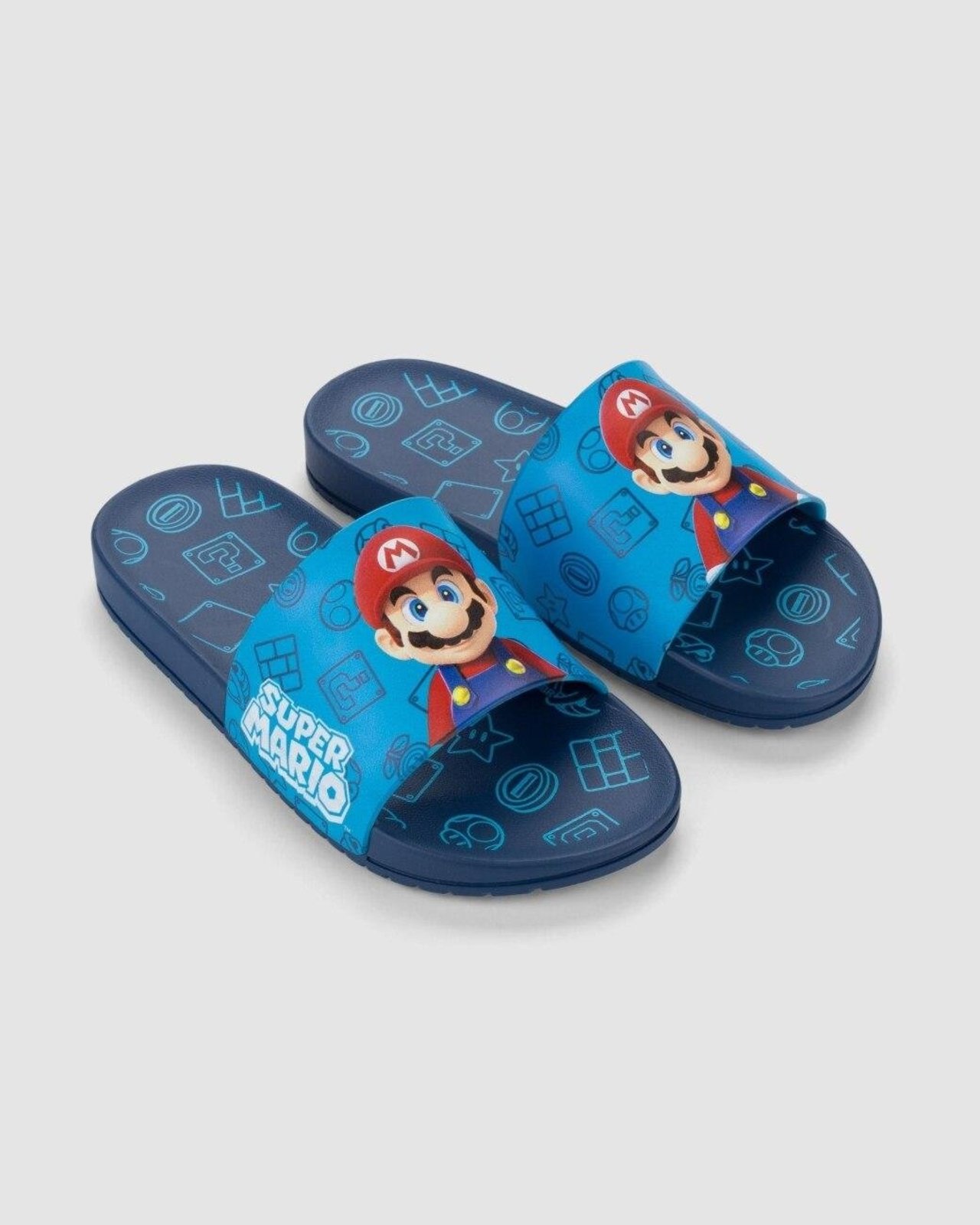 Infantil - Chinelo Slide Grendene Super Mario Azul