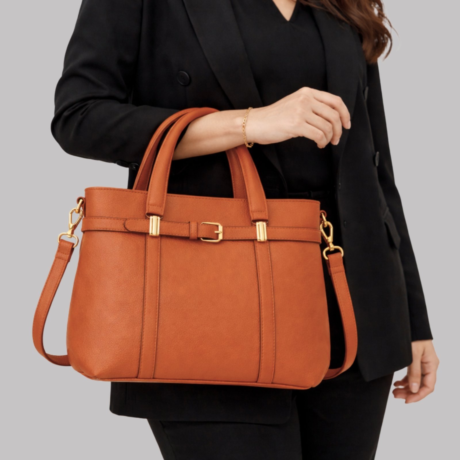 Bolsa Feminina De Ombro Com Alça Transversal Casual Grande