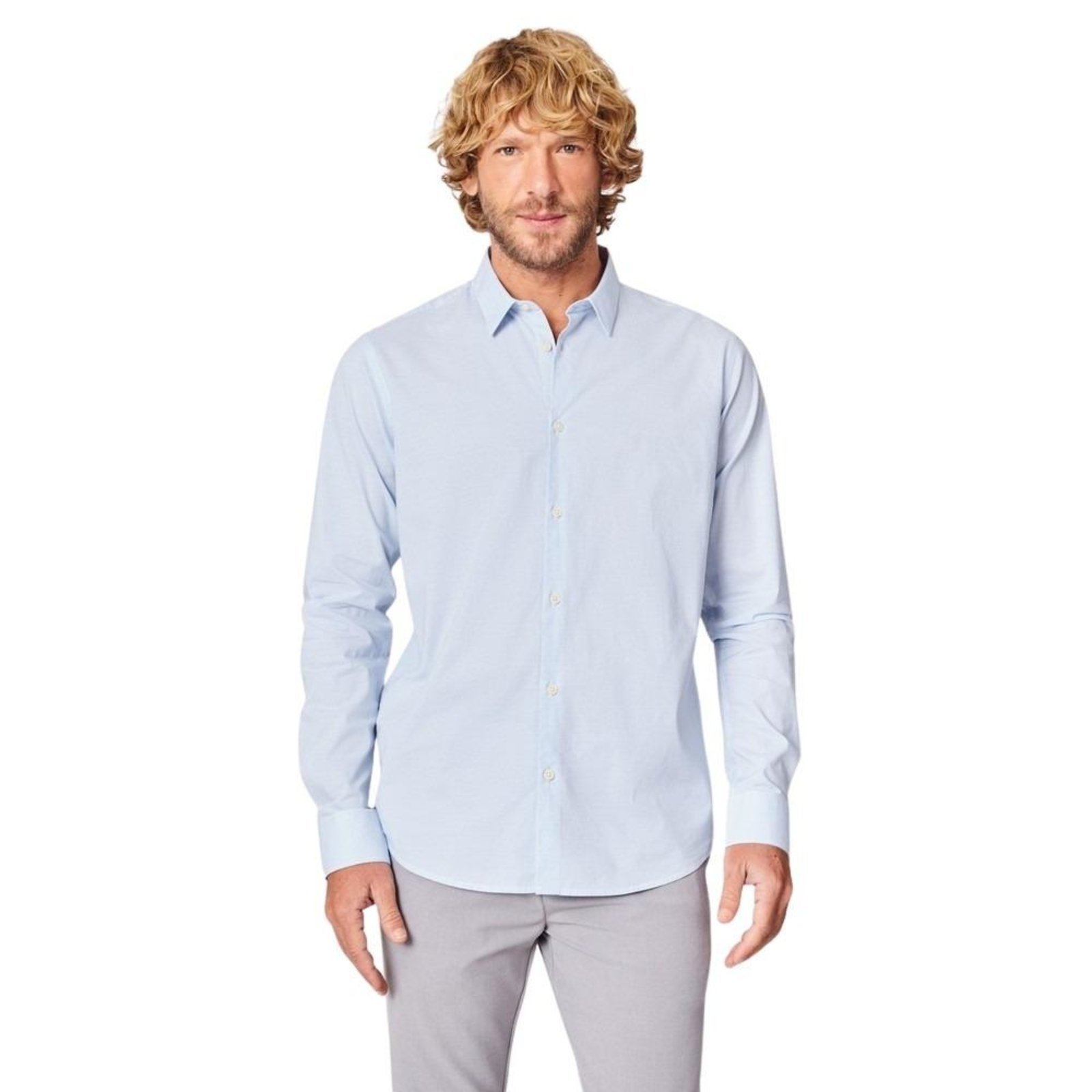 Camisa Ml Enxuto Micro Vichy Reserva Azul