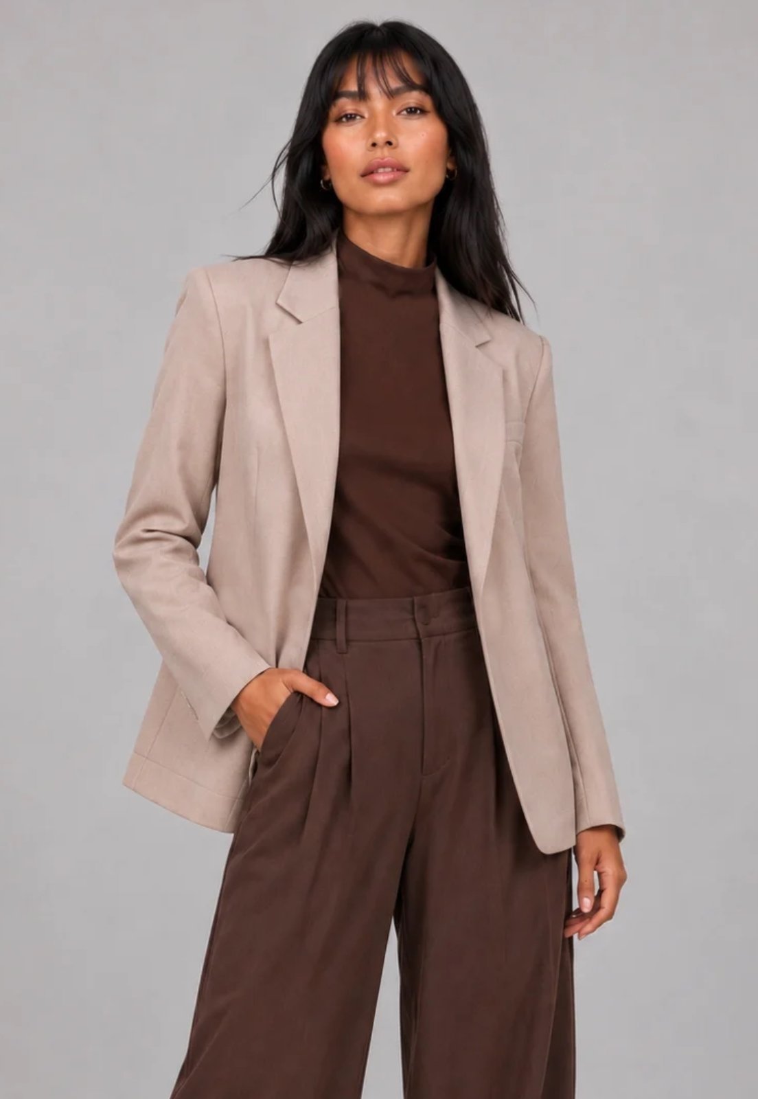 Blazer de Linho Salvatore Bege