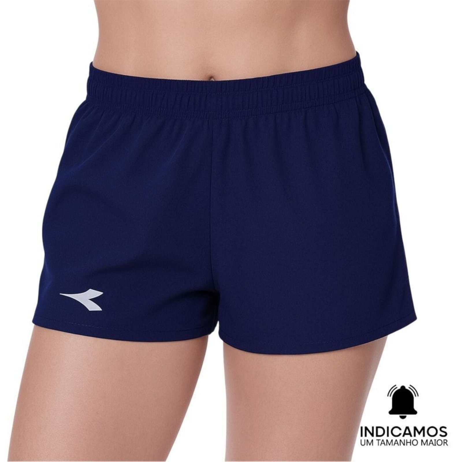 Short Diadora Small Logo Teamwear Feminino – Azul – diadora