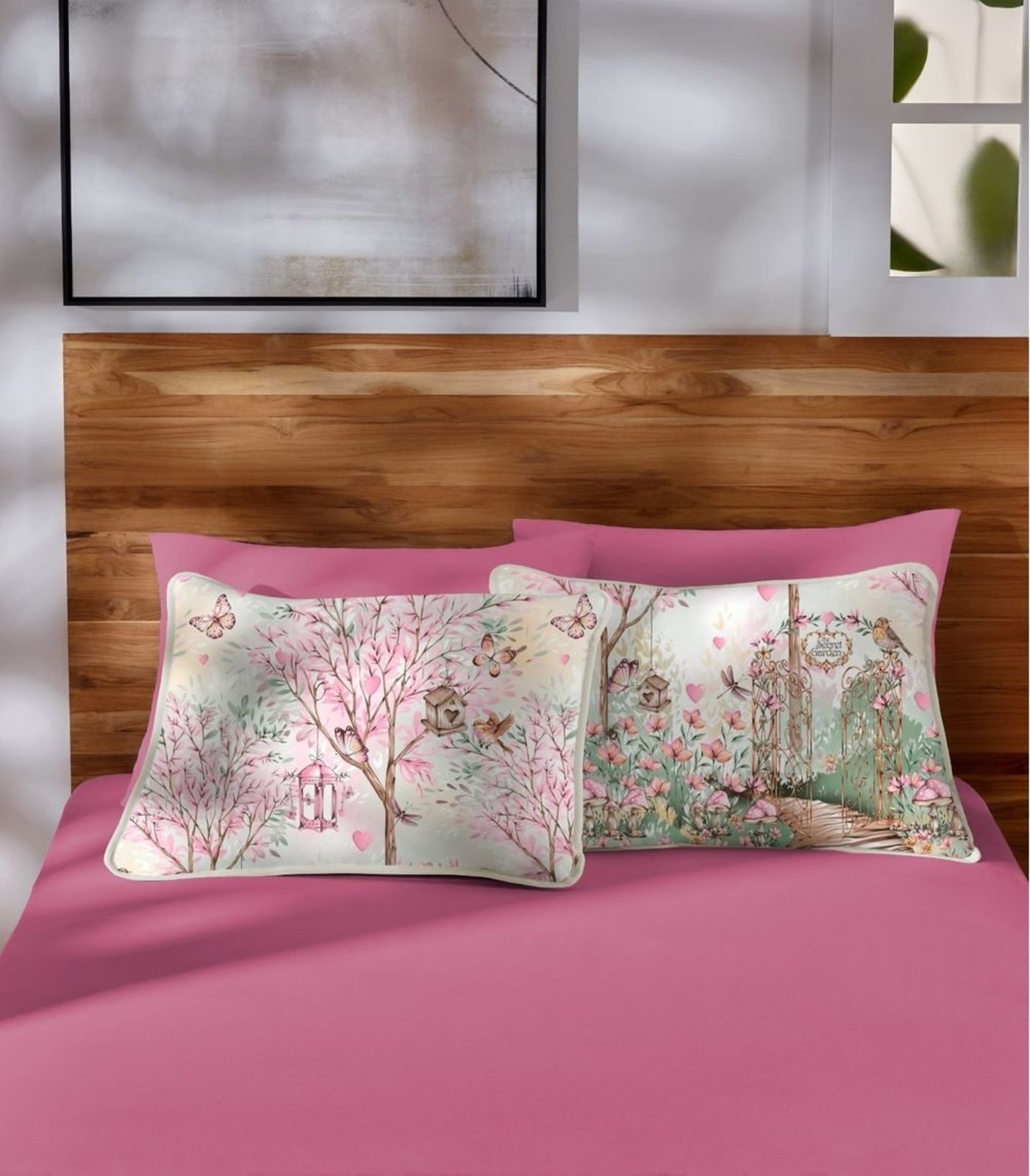 Jogo de Cama Casal Aqua Fun Vivaldi Rosa