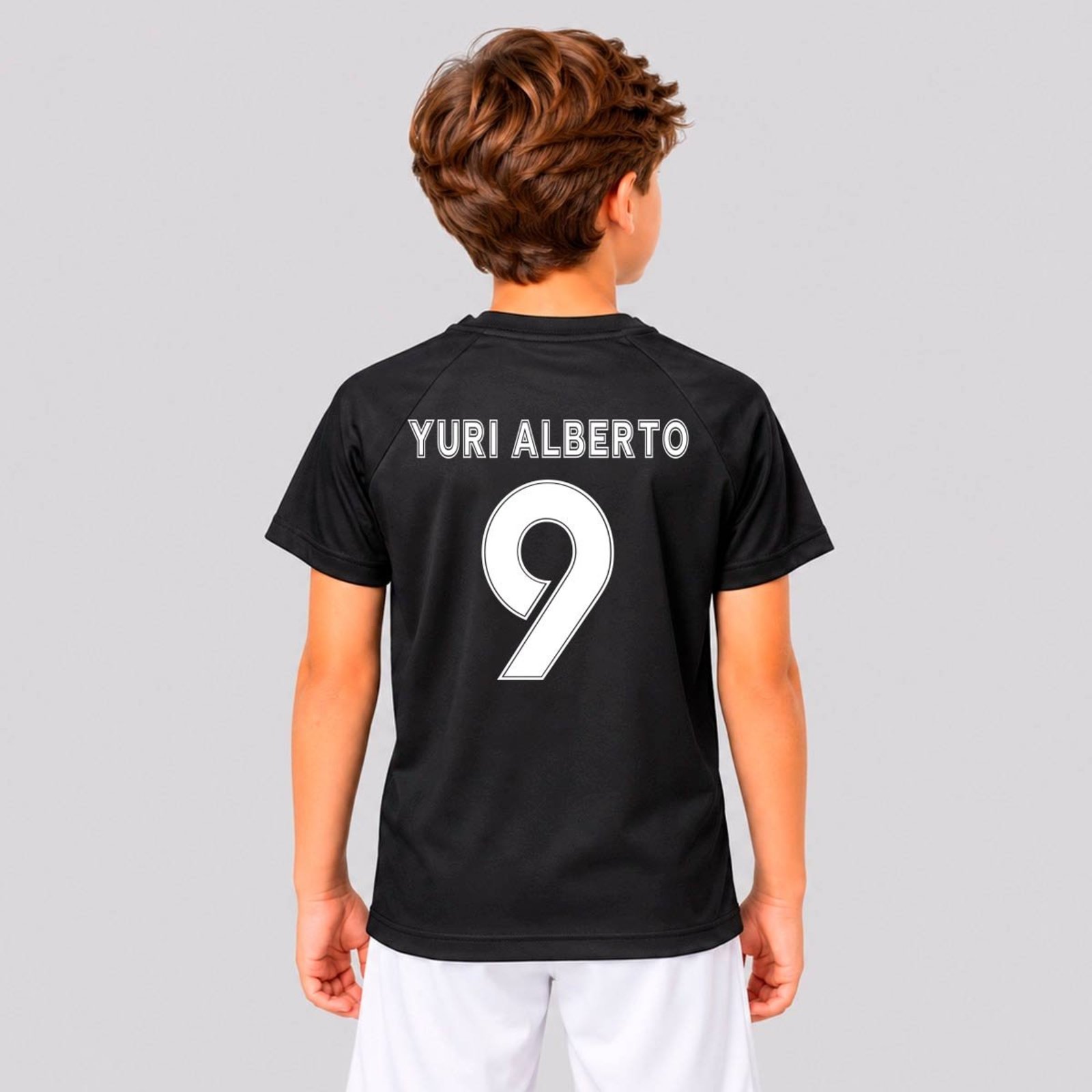 Camisa Corinthians Listrada Preta 9 Yuri Alberto