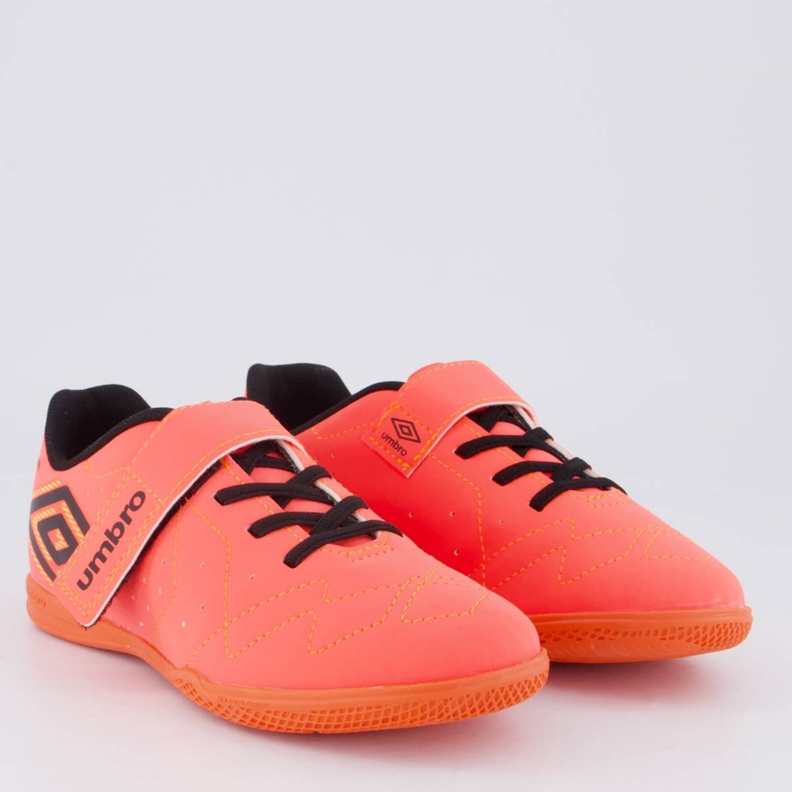 Vista 3 Chuteira Umbro Class Neo Futsal Juvenil laranja Umbro laranja