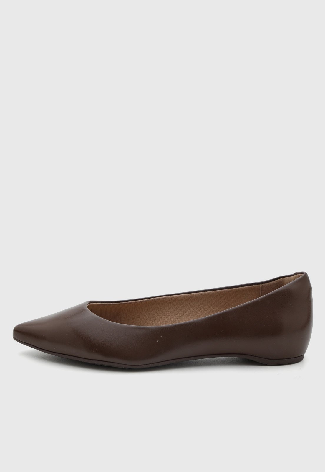 Sapatilha Feminina ANACAPRI Bico Fino Marrom