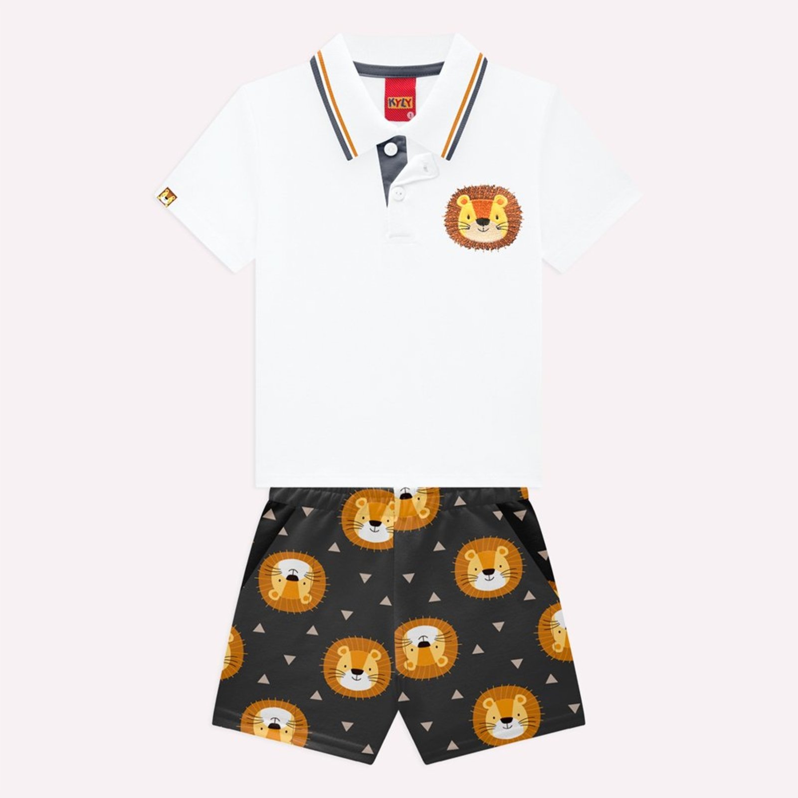 Infantil - Conjunto Menino Leão Kyly